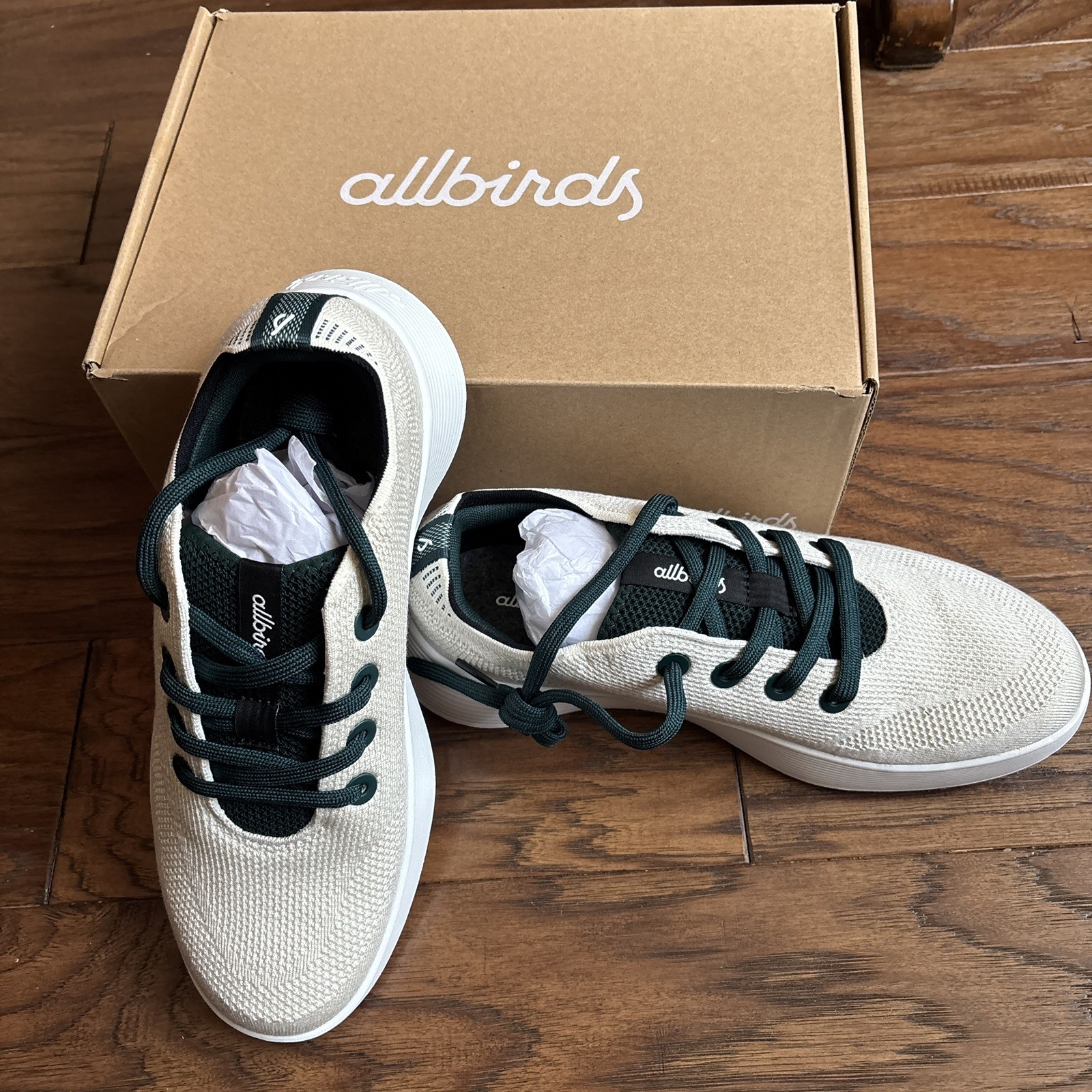 Allbirds Tree Runner Go Men’s Size 9.5 Twilight White Twilight Teal Shoes