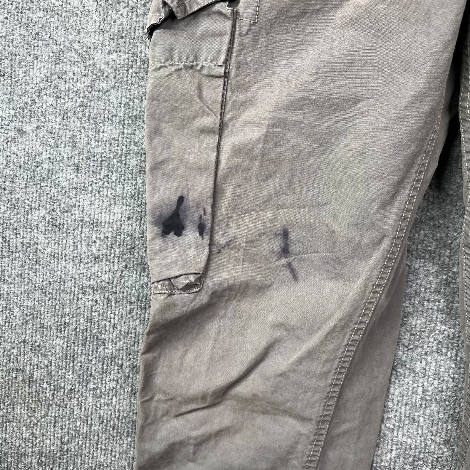 Stone Island Type SL Cargo Pants Men’s Gray Pockets Slim Fit Utility – 33X31