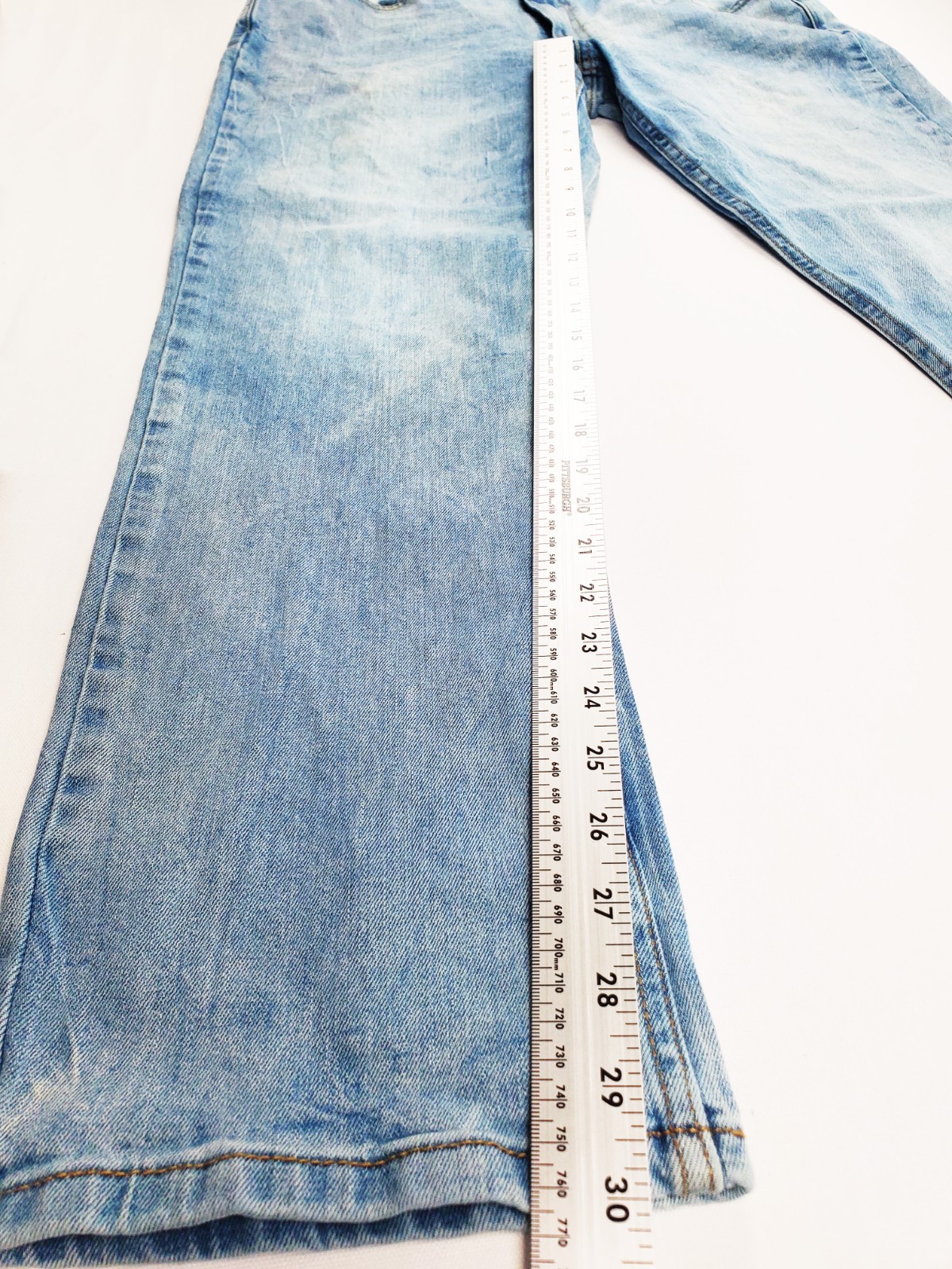 Levi’s 514 Blue Jeans, Zipper with Button Closure, Men’s 36×32