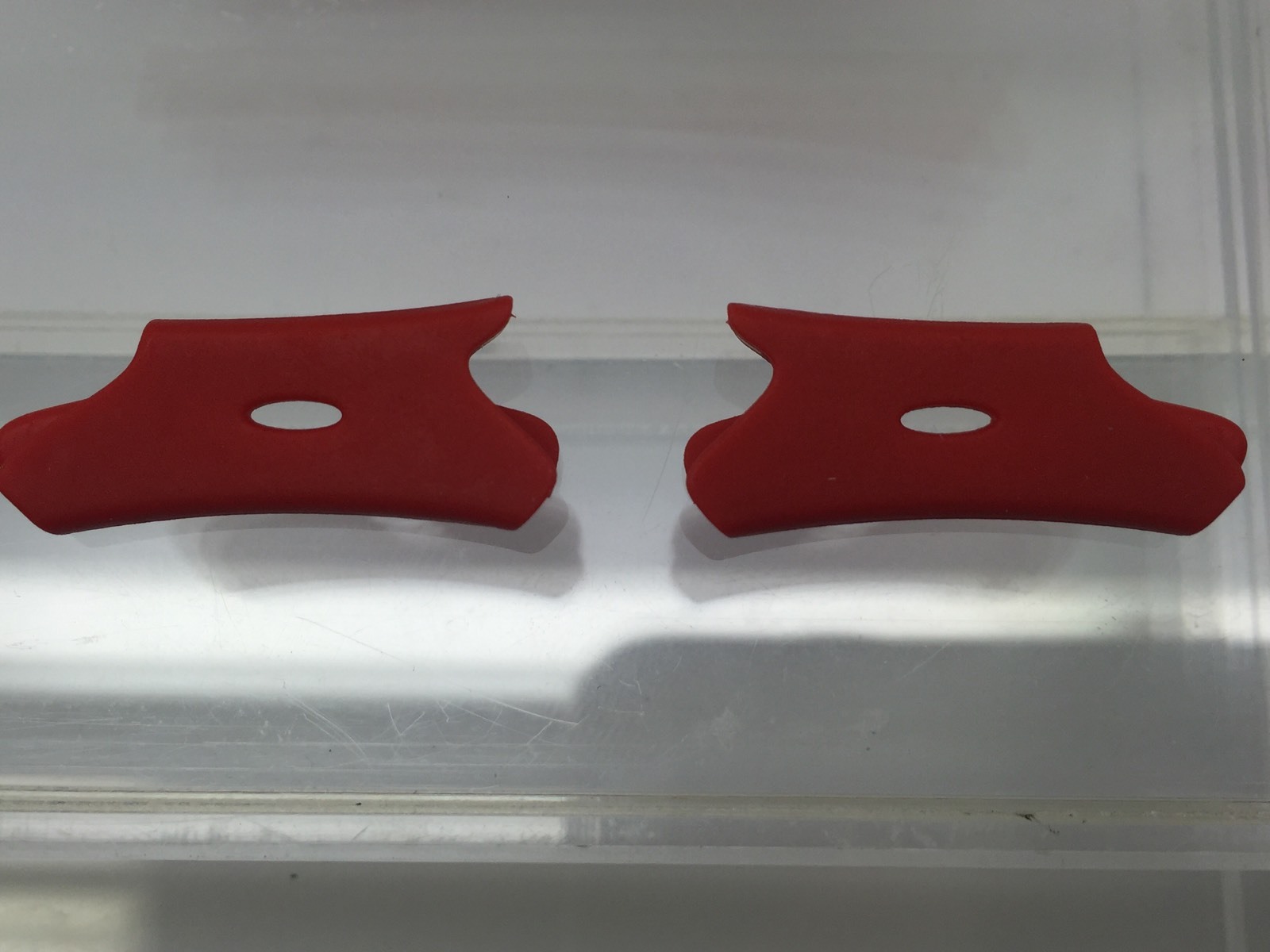 AUTHENTIC OAKLEY FLAK JACKET EAR SOCKS & NOSE PADS KIT. NEW! 06-214 Red