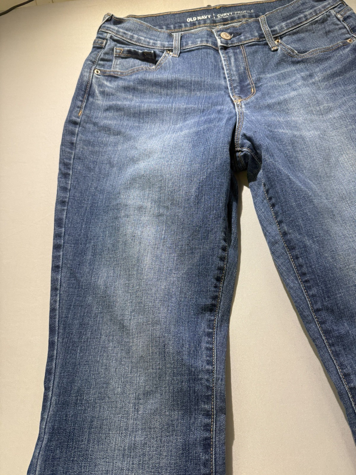 Old Navy Curvy Profile Skinny Jeans Women’s Size 6R Blue Mid Rise Denim