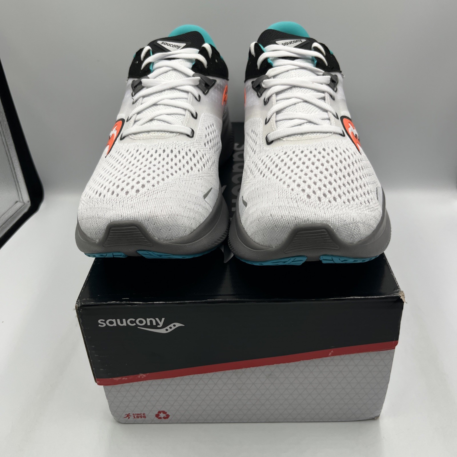 Size 11.5 – Saucony Ride 16 White Pink Gravel