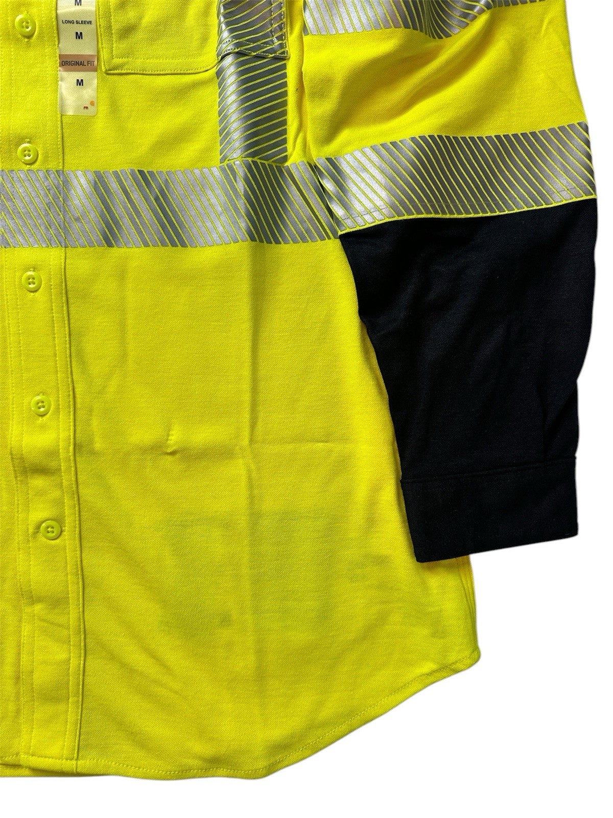 Carhartt Flame Resistant High-Visibility Force Long-Sleeve Class 3 Shirt Medium