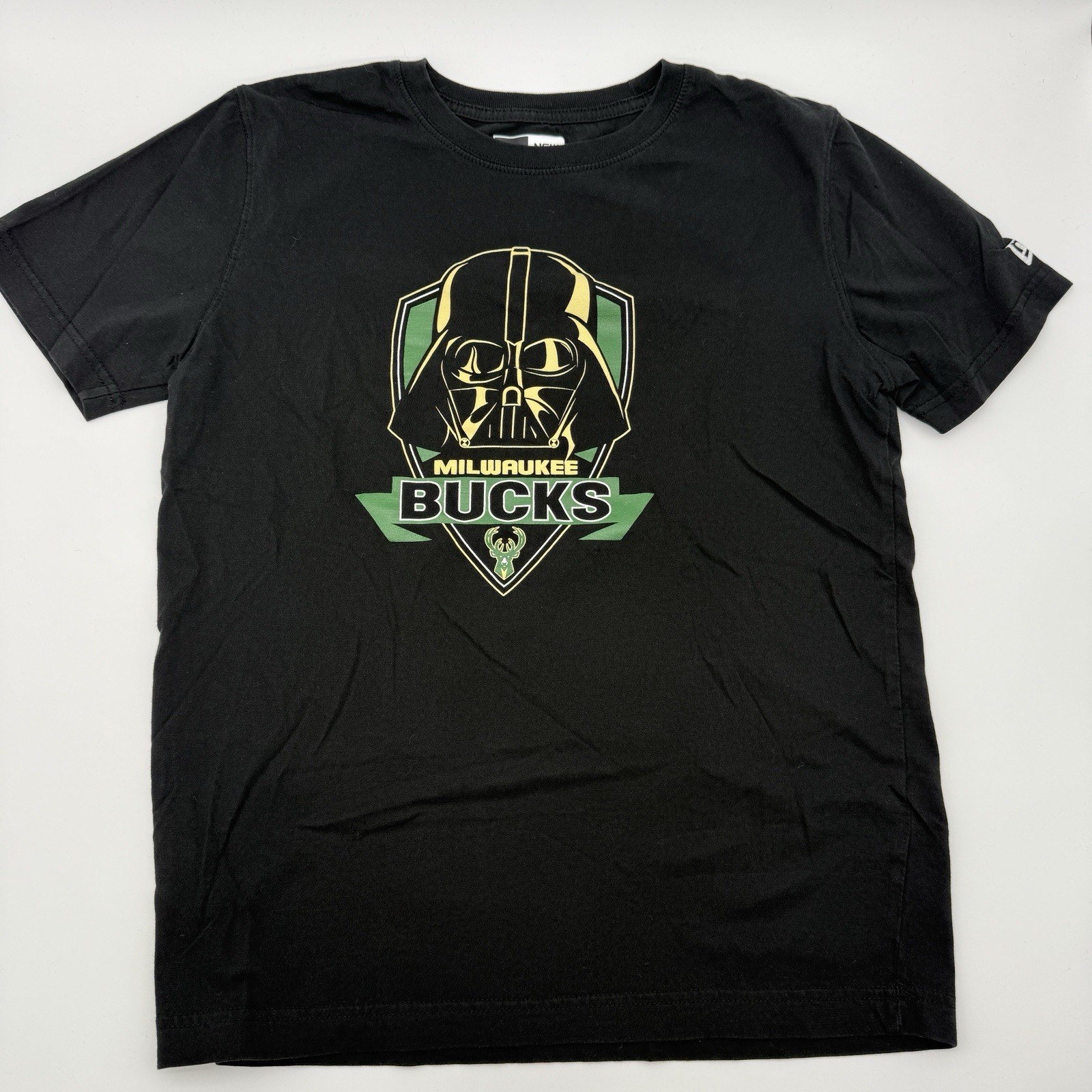 Milwaukee Bucks Star Wars Darth Vader Shirt Small Black