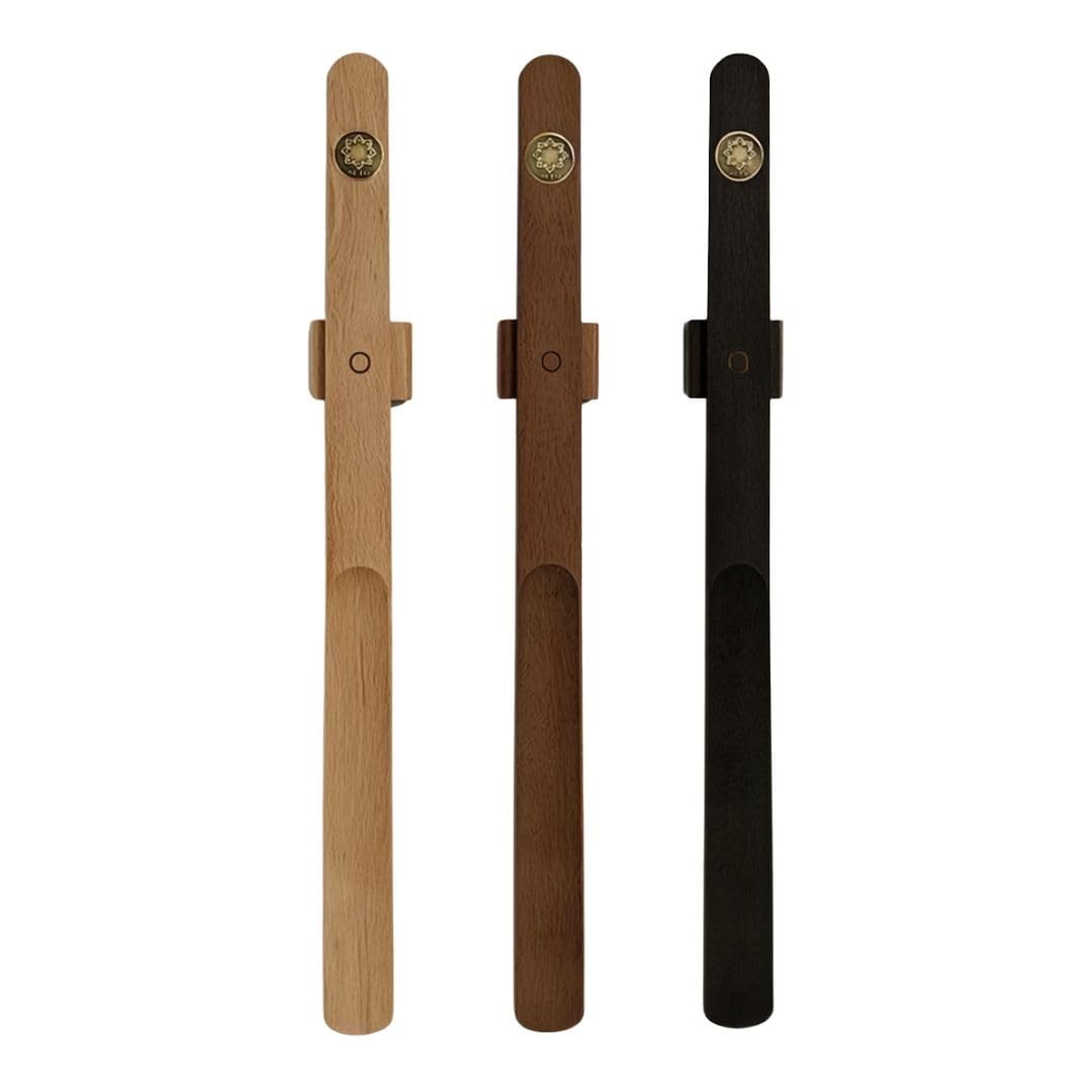 Wooden Shoehorn Long Handle 21.6” – Premium Beechwood Shoe Horn for Men, Wome…