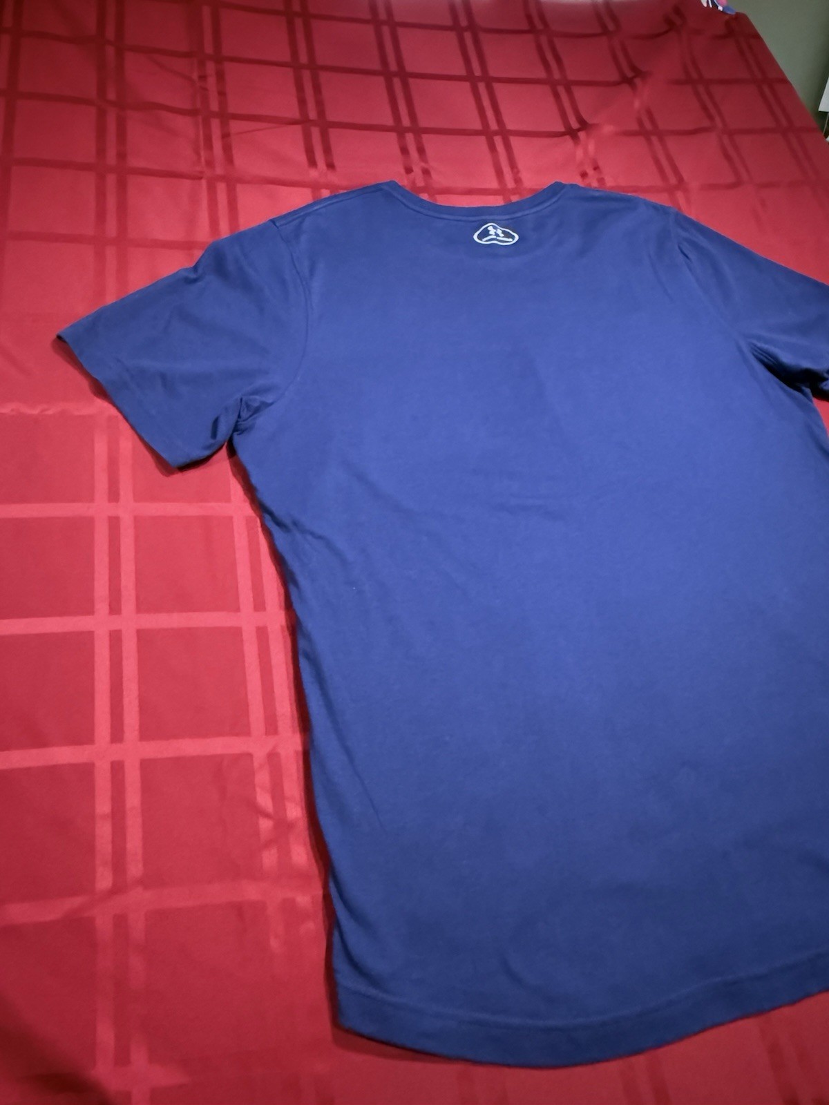 Under Armour HeatGear USA Baseball Graphic Logo Tee Men’s XL Blue Short Sleeve