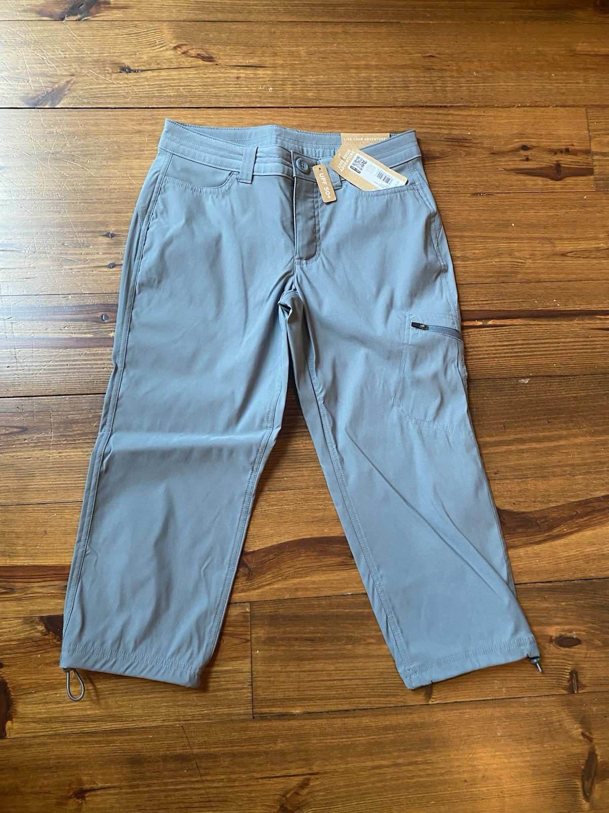 Eddie Bauer Women’s Rainier Graphite Hiking/Outdoor Capri Pants NWT Size 0P