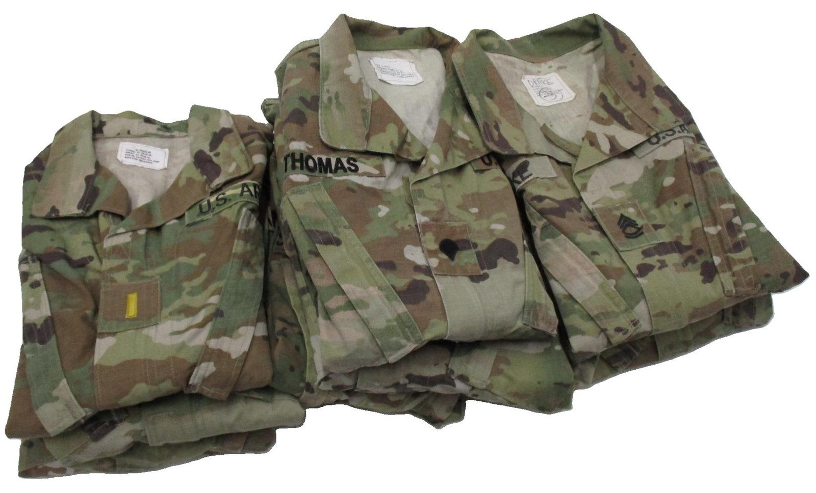 USED USGI ARMY WOMANS COMBAT UNIFORM TOP FEMALE SHIRT SCORPION OCP 50/50 RIPSTOP