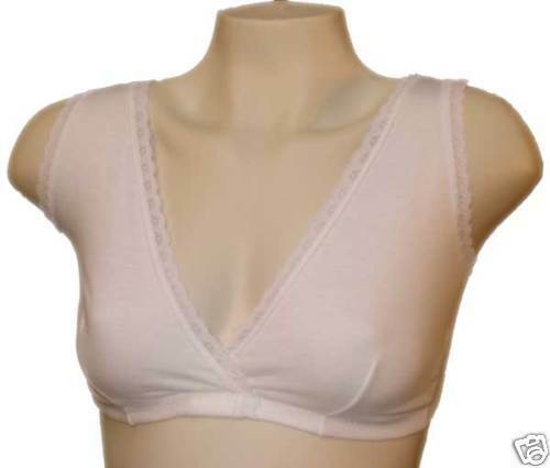 Comfortable White Sleep Bra