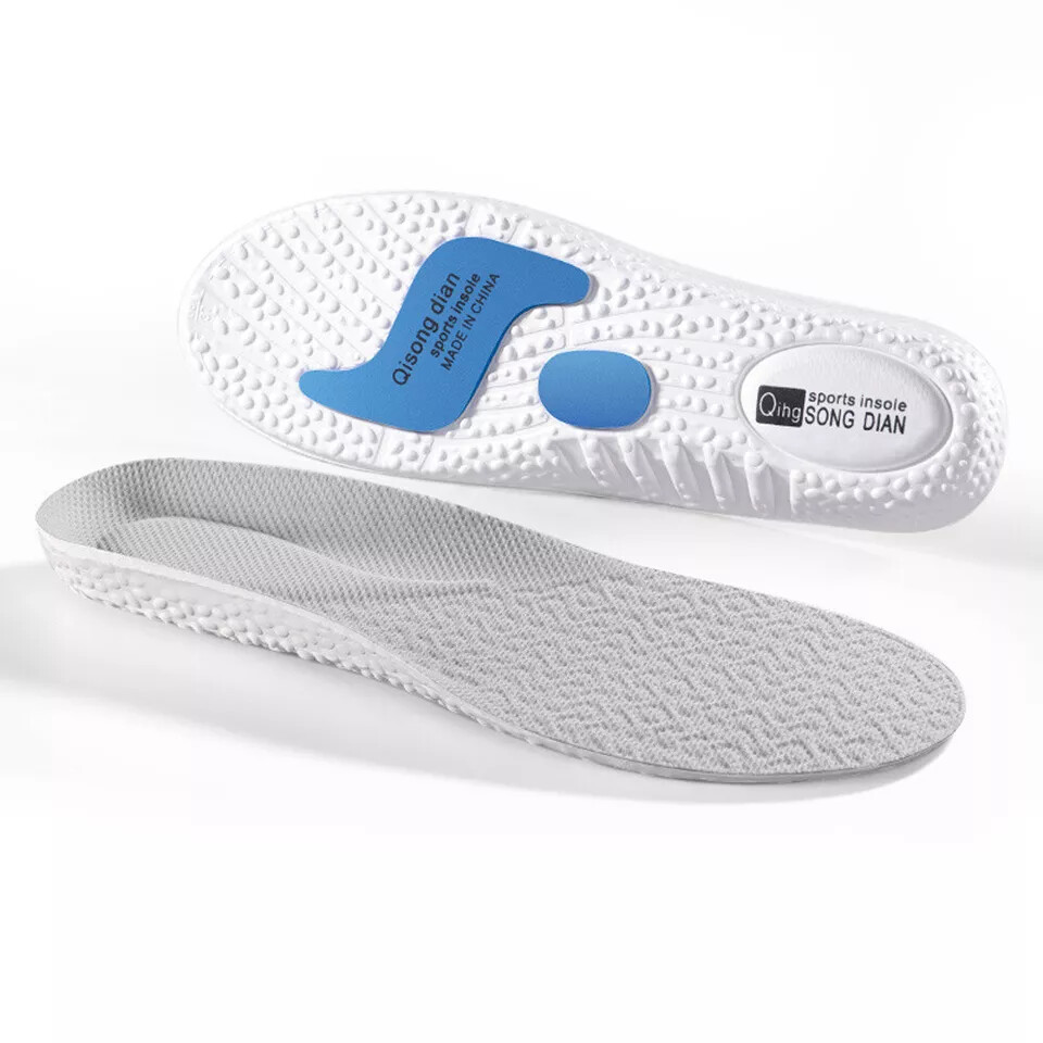 Elastic Orthotic Insoles Insert Shoes Sport Running Padded Arch Support Cushion