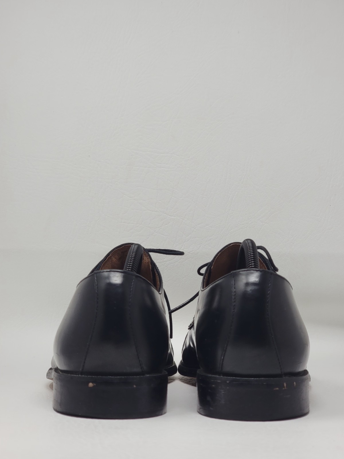 Bostonian Men’s Size 10.5 First Flex Cap Toe Black Leather Lace 20390 Pre-owned