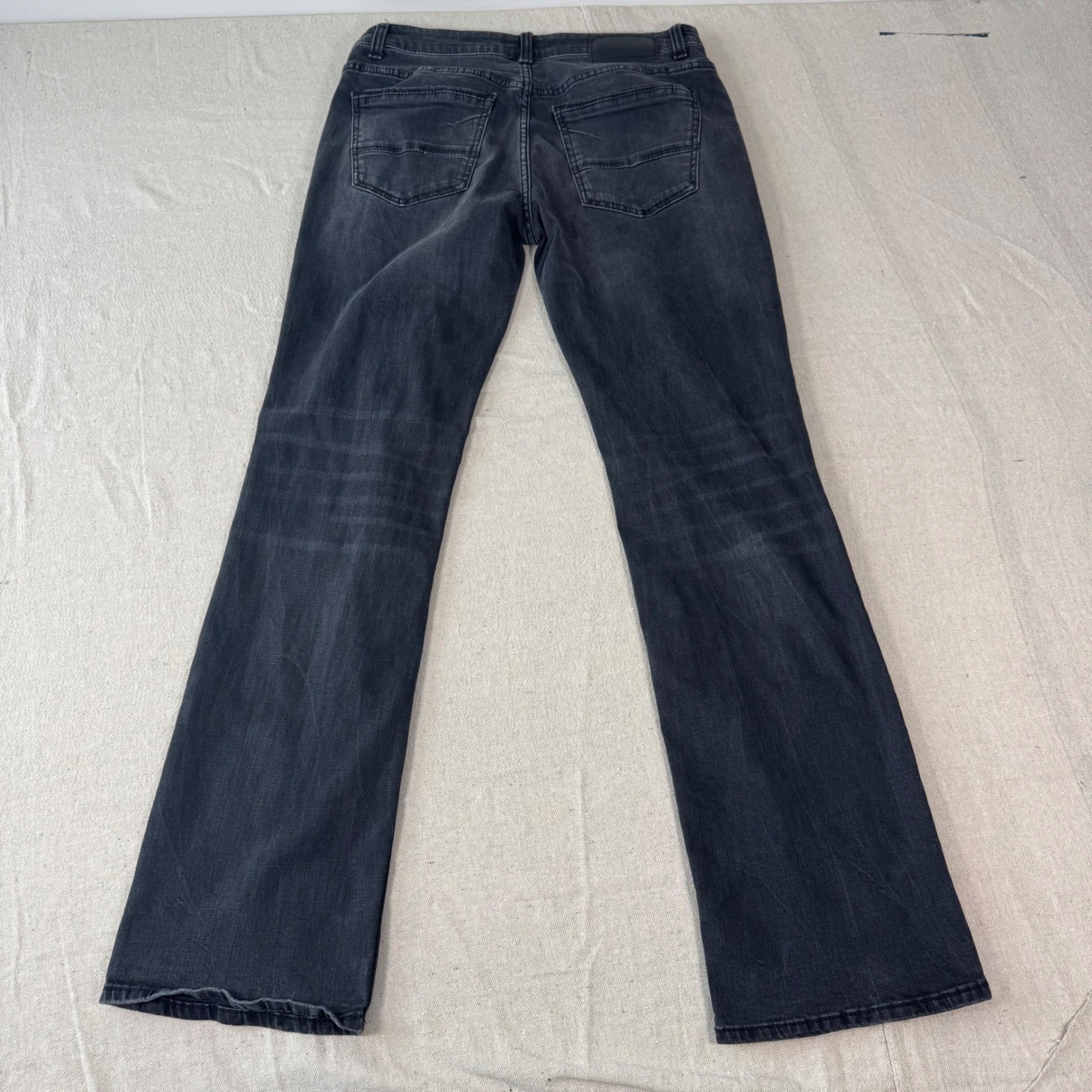 BKE Aiden Jeans Mens 32×34 Black Straight Leg Stretch GBS21204