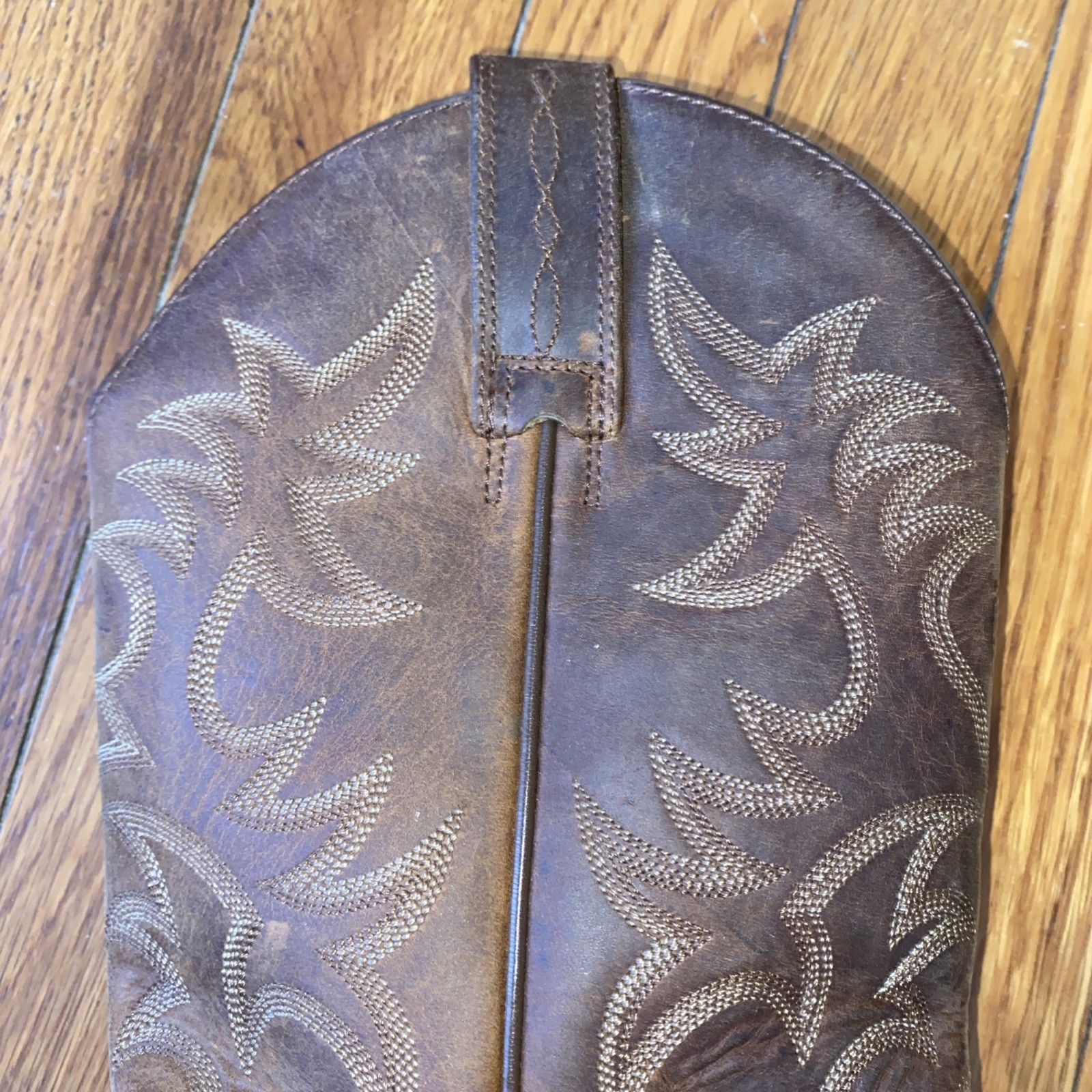 ARIET Heritage 34725 Cowboy Boots Western Brown Leather Mens Size 10D