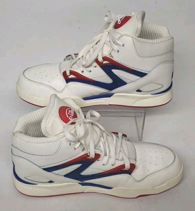 Reebok Basketball Pumps Omni Zone II White Size 12-V.V.N.D.S! FLAWLESS 🔥🧊