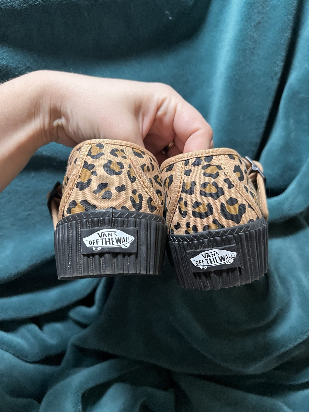 Vans Mary Jane Creeper Platform – Leopard/Black (M 6, W 7.5)