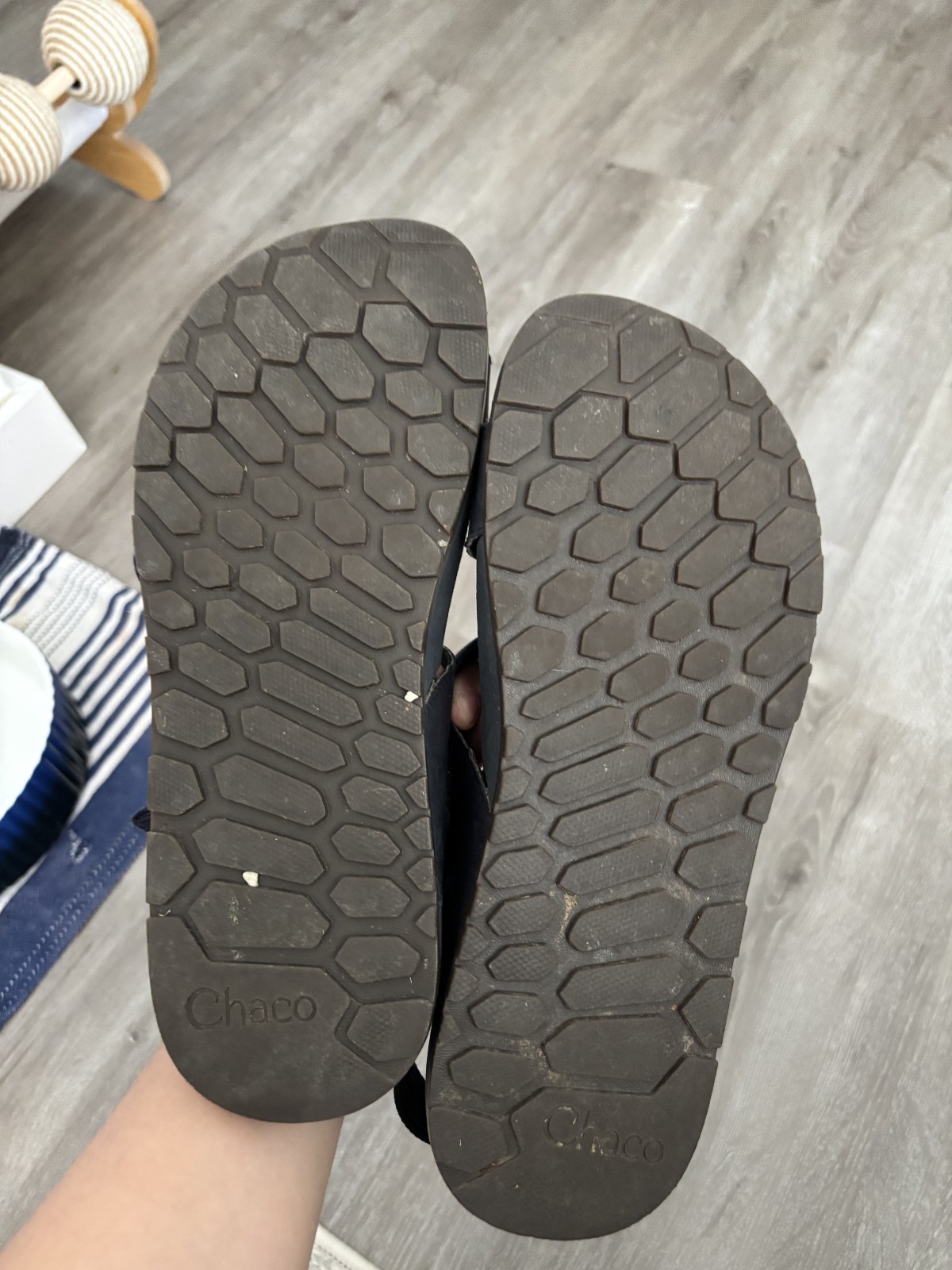 Chaco Z/Cloud Men’s Banded Sandals – Size M 10, Navy Blue