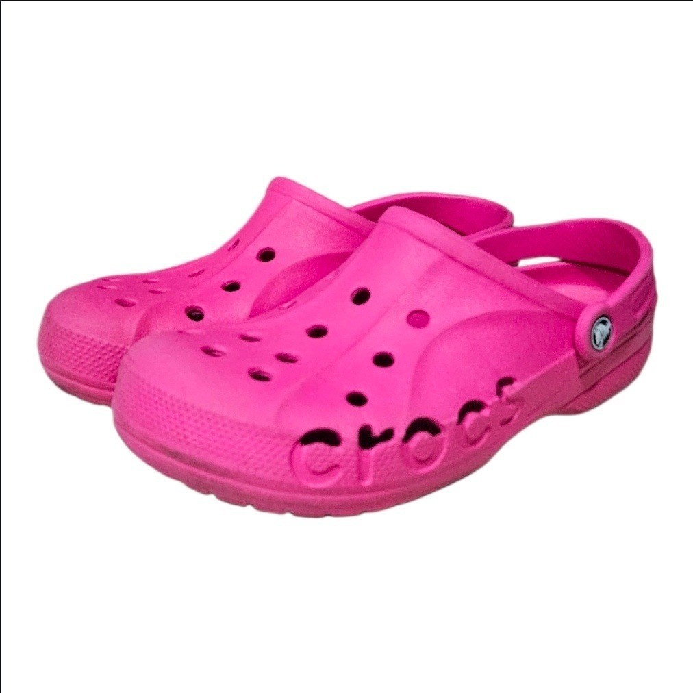 Crocs Baya Clog Electric Pink Mens 8 Womens 10 Comfort Slip On Shoes Casual