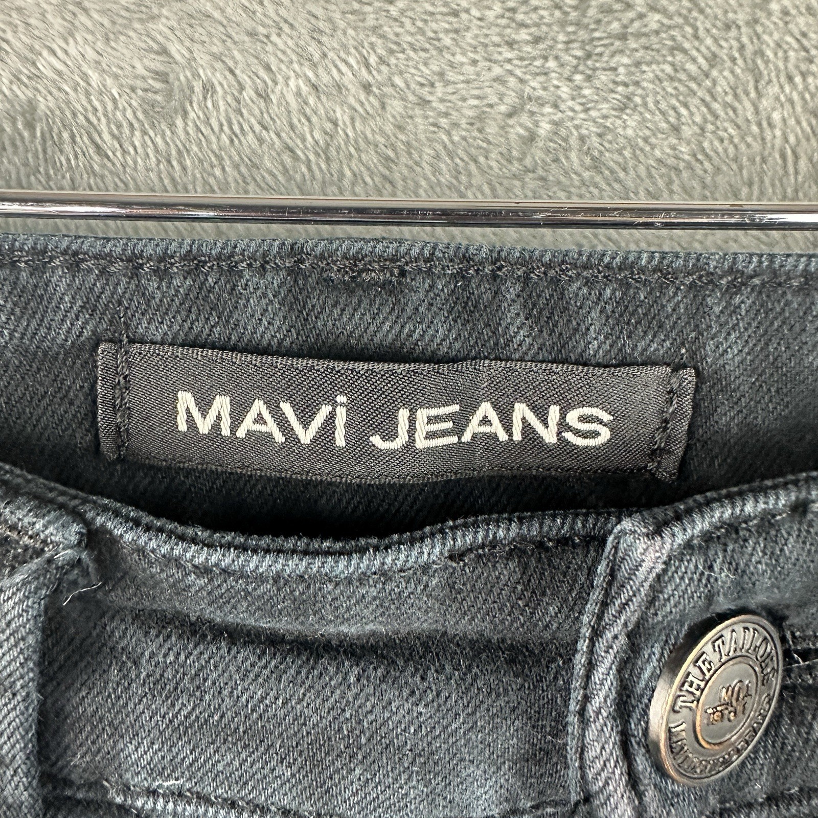 Mavi Zach Straight Leg Jeans Men’s 30×30 Black Stretch Denim Pants