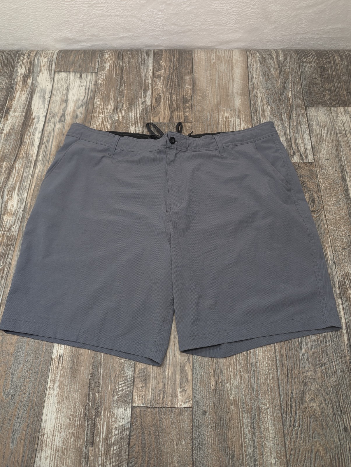 George Shorts Men’s 2XL Gray Elastic Waist Drawstring 44/46