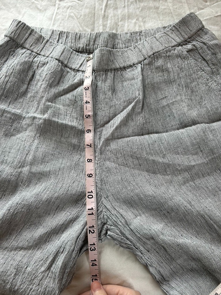Eileen Fisher Women’s Small Organic Linen Cropped Pants Ankle