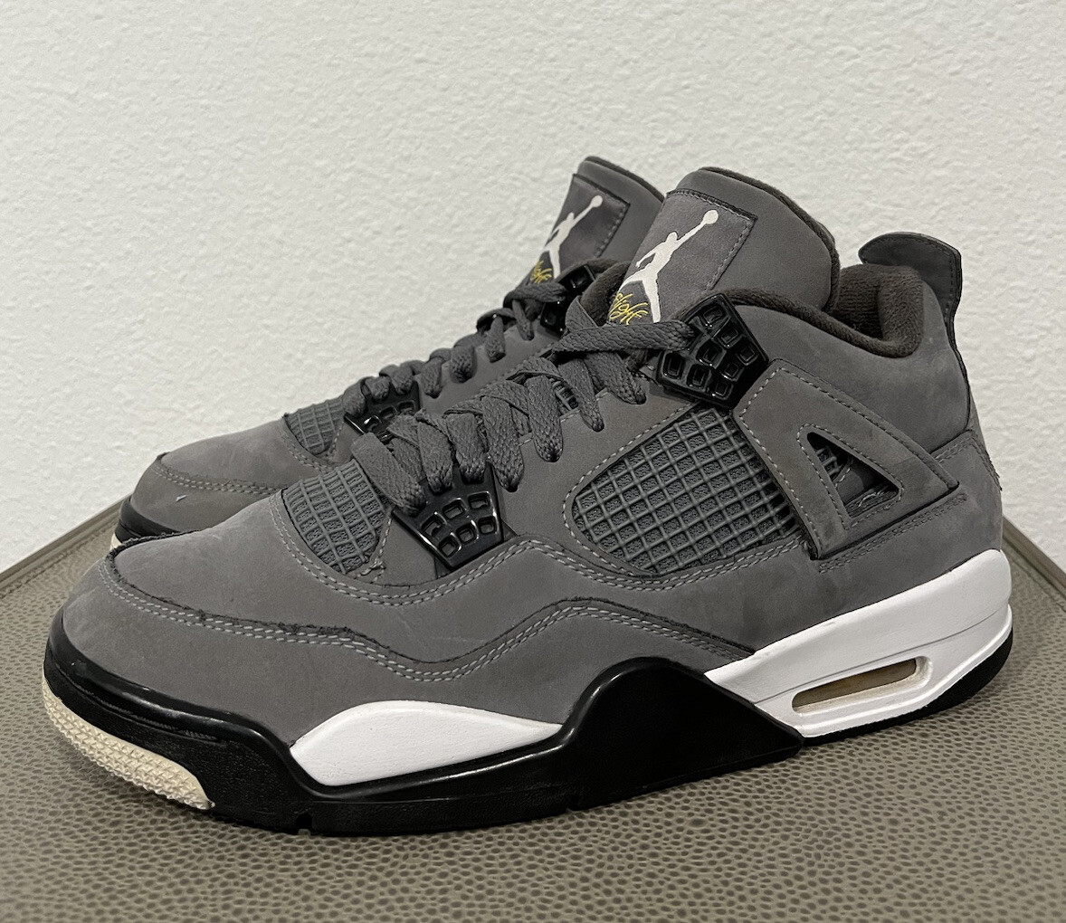 Nike Air Jordan 4 Retro Cool Grey Sneakers 2019 308497-007 Size 8.5 CLEAN NO BOX