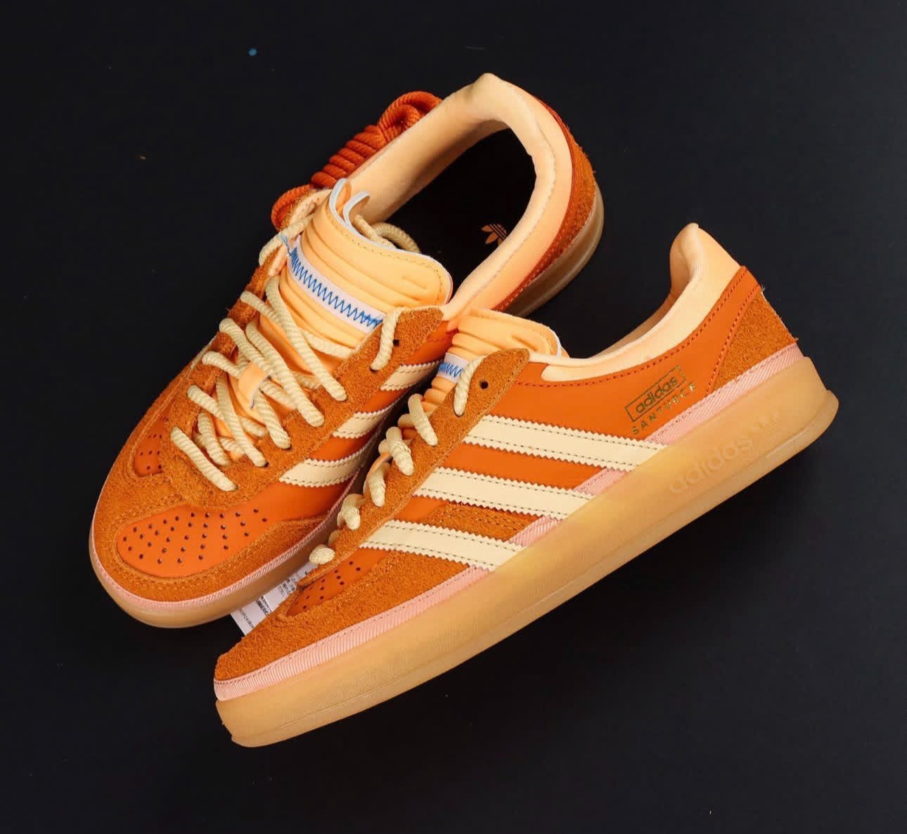 Premium Designer Gazelle Indoor Santurce Unity Orange Shoes JS5050
