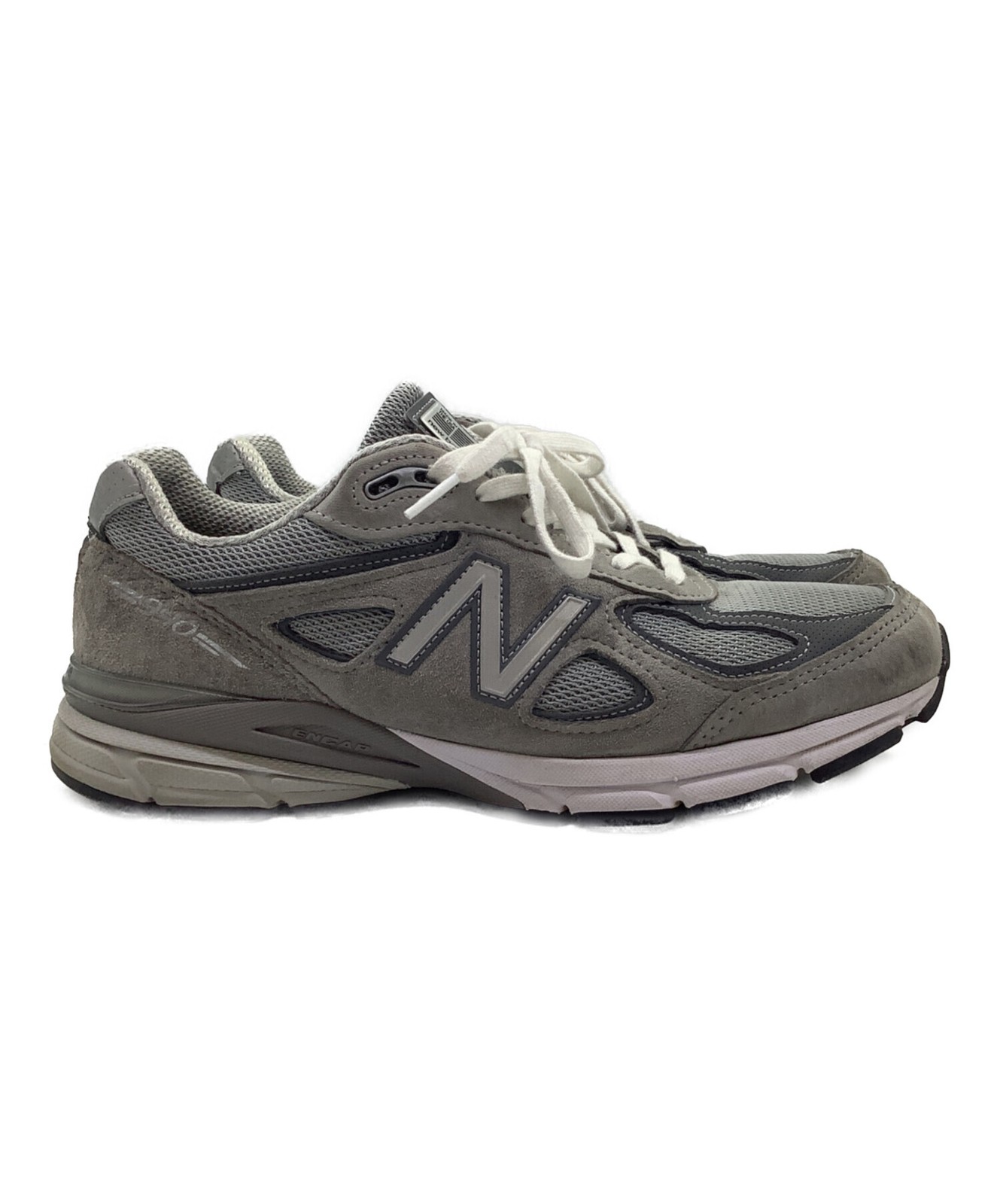 NEW BALANCE Low-Cut Sneakers U990GR4 US8 White