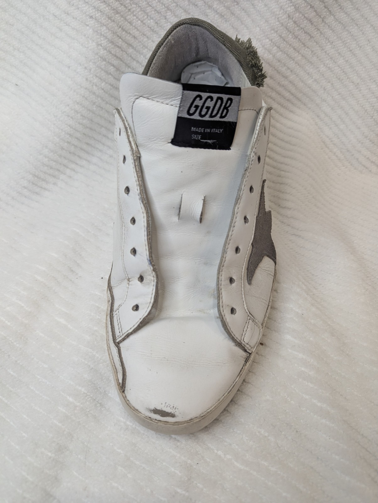 GGDB SUPERSTAR White Leather EU:42 Women Replacemen LEFT Shoe Only