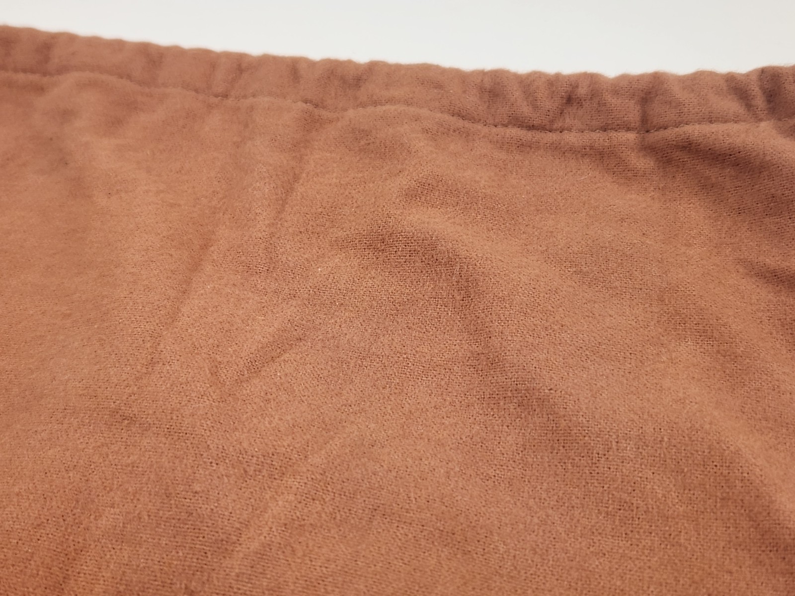 Authentic Loewe Dust Bag ONLY Drawstring 14.5 x 15.5″ Logo Brown Storing Closure