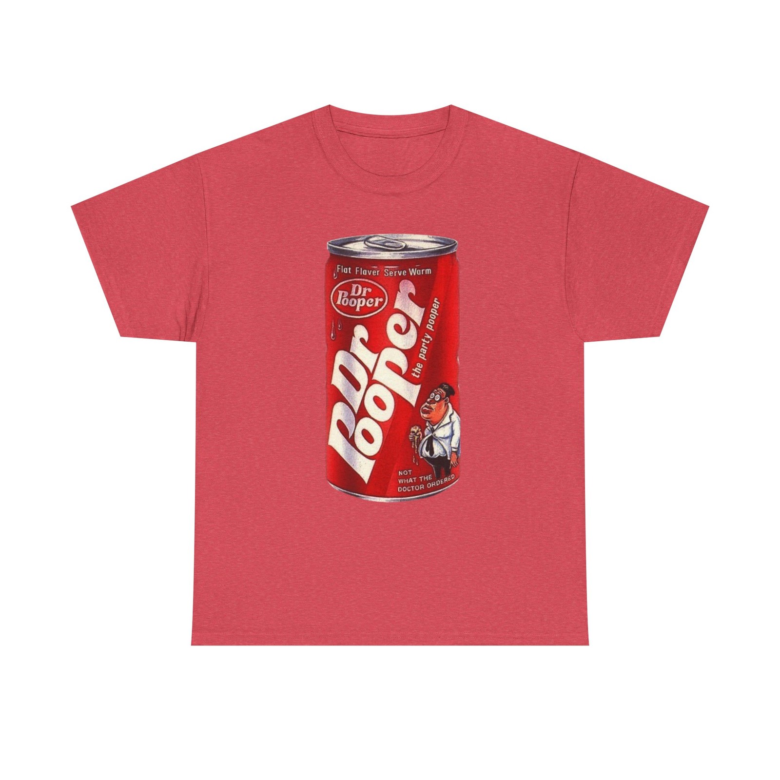 Wacky Packages Dr Pooper Soda Can T-Shirt Funny Dr Pepper Parody