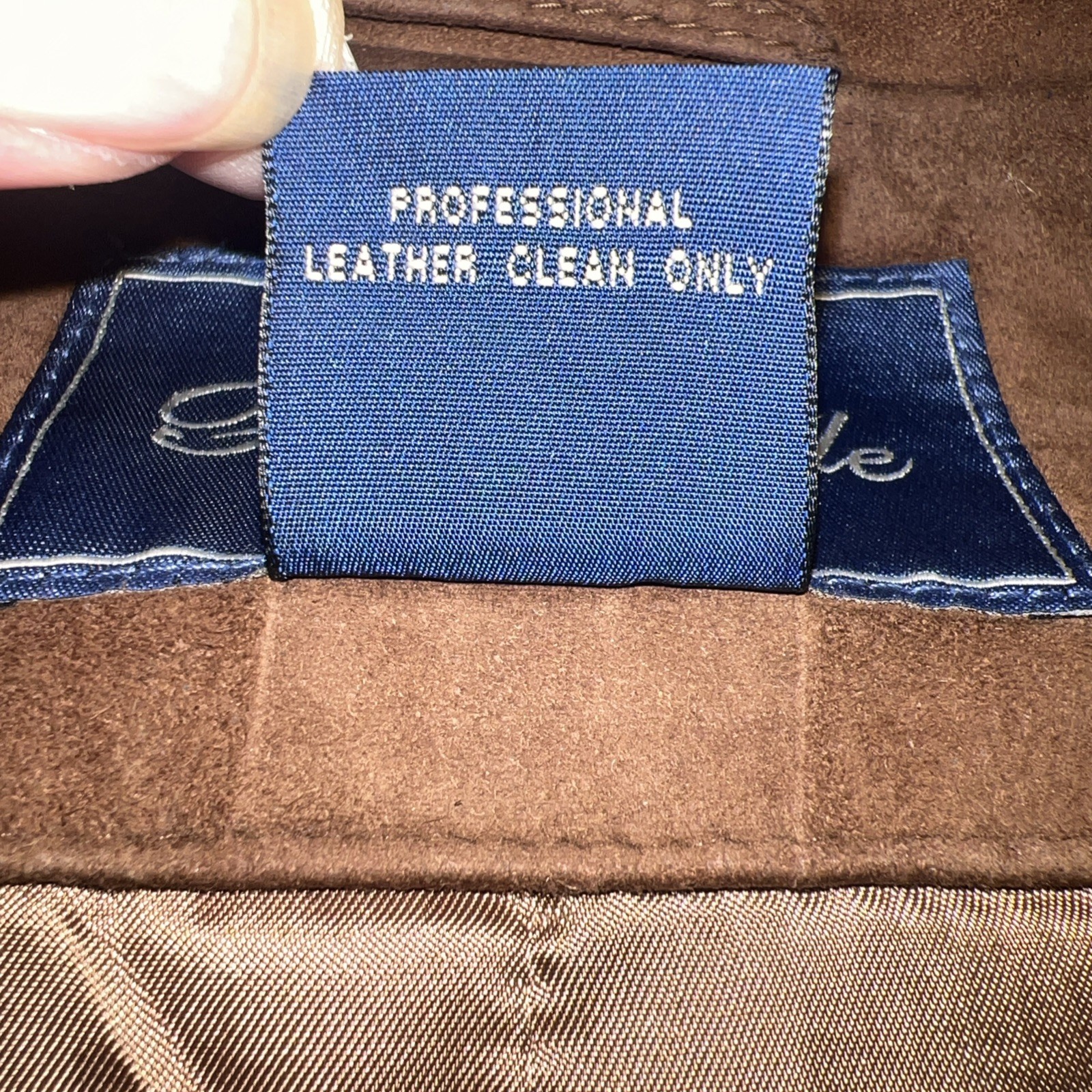 VTG Façonnable Goatskin Leather Sport Coat Men’s Sz 2XL XXL Brown Suede Jacket