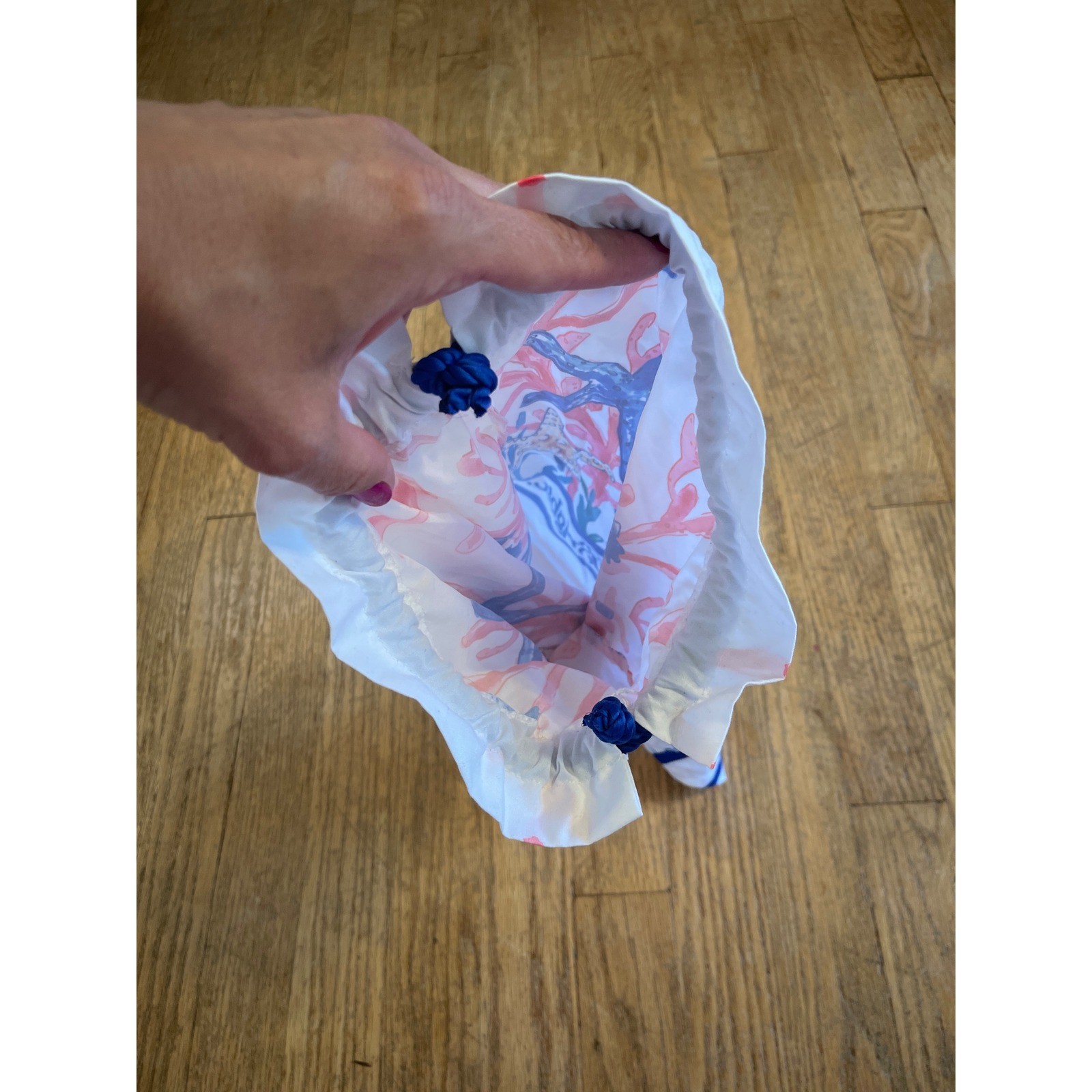 Brighton Travel Dust Bag Vacation Resortwear Coastal Seahorse Starfish Beach