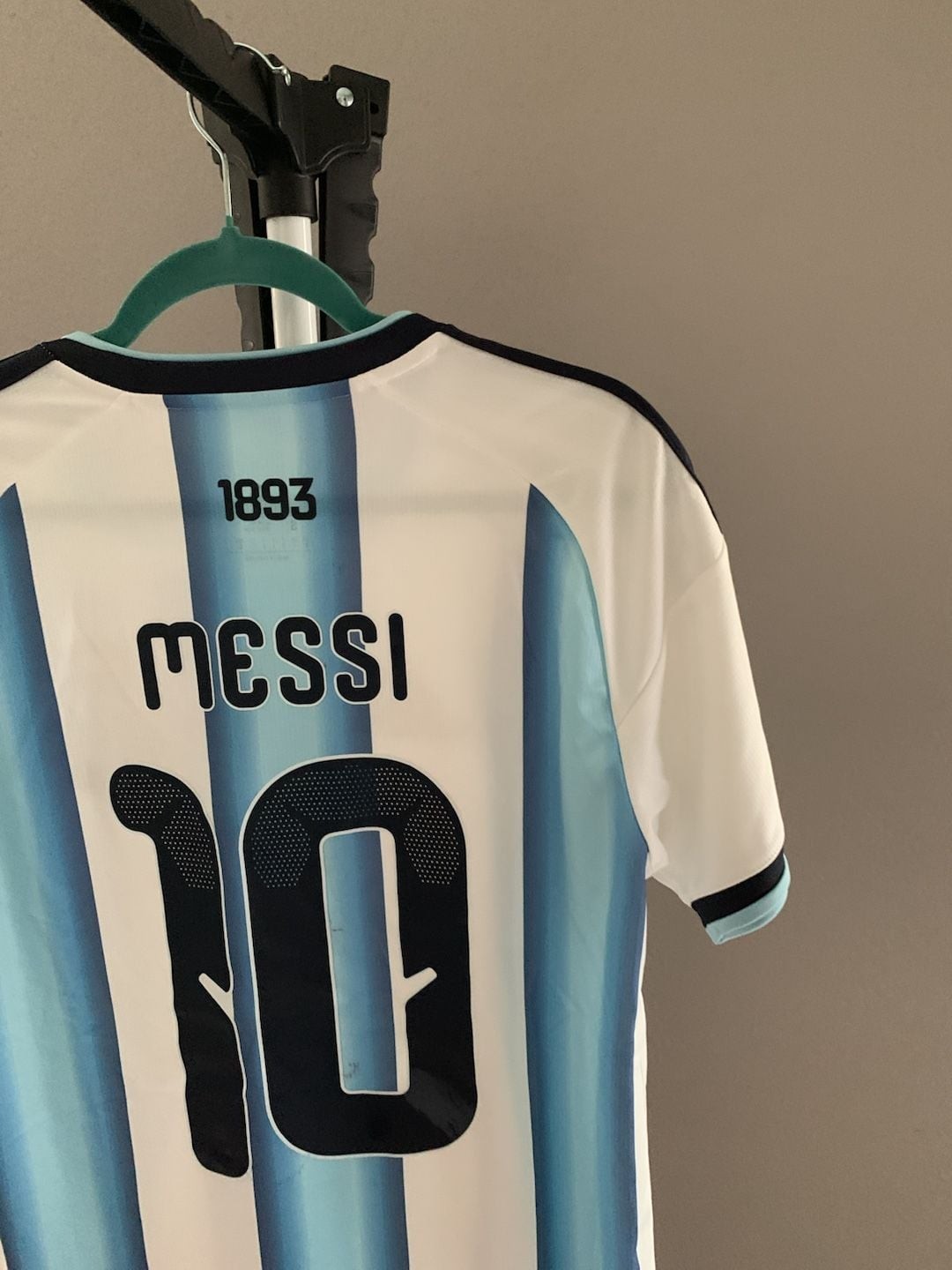 adidas Lionel Messi Argentina 2024 Home Jersey with 3 Stars and World Cup Champi