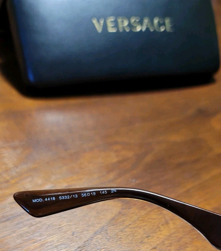 Versace MOD. 4418 Women’s Cat Eye Sunglasses Brown Gradient UV400 145mm