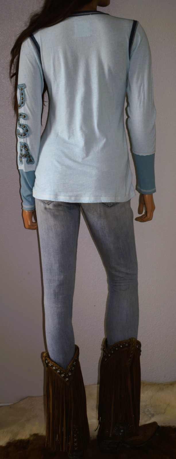 DOUBLE D RANCH Ol’ Glory Tee Size Small
