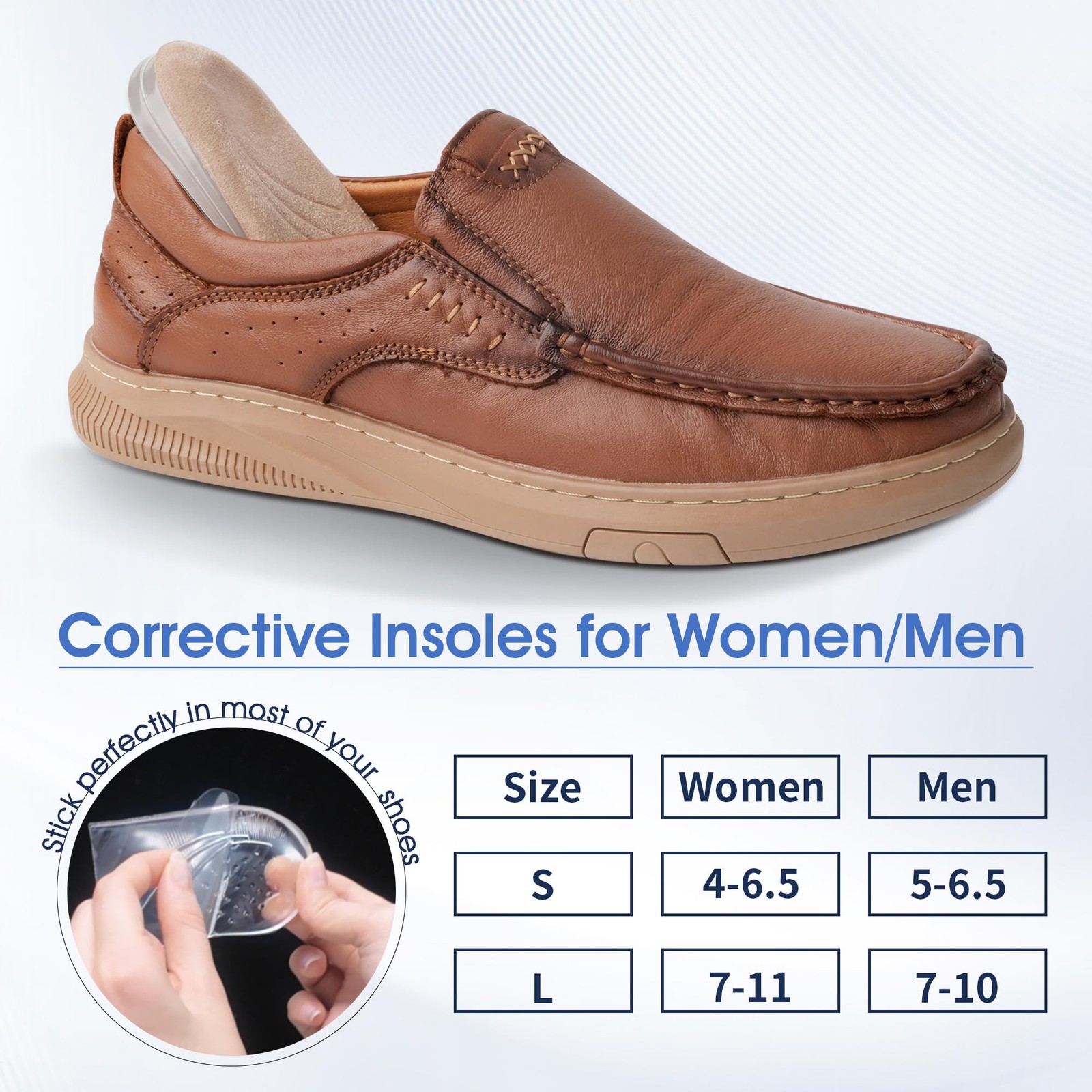 Adjustable Heel Wedge Inserts 3 Layers for Supination & Pronation Correction,…