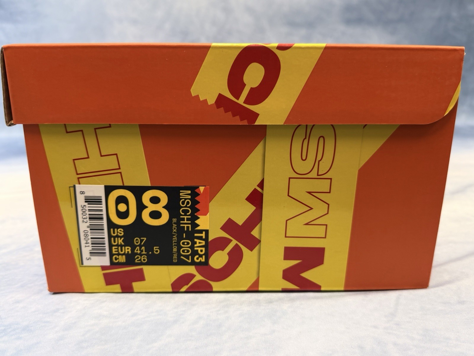 MSCHF-007 TAP 3 MSCHF X Men’s Shoes Black Yellow Size 8 NEW