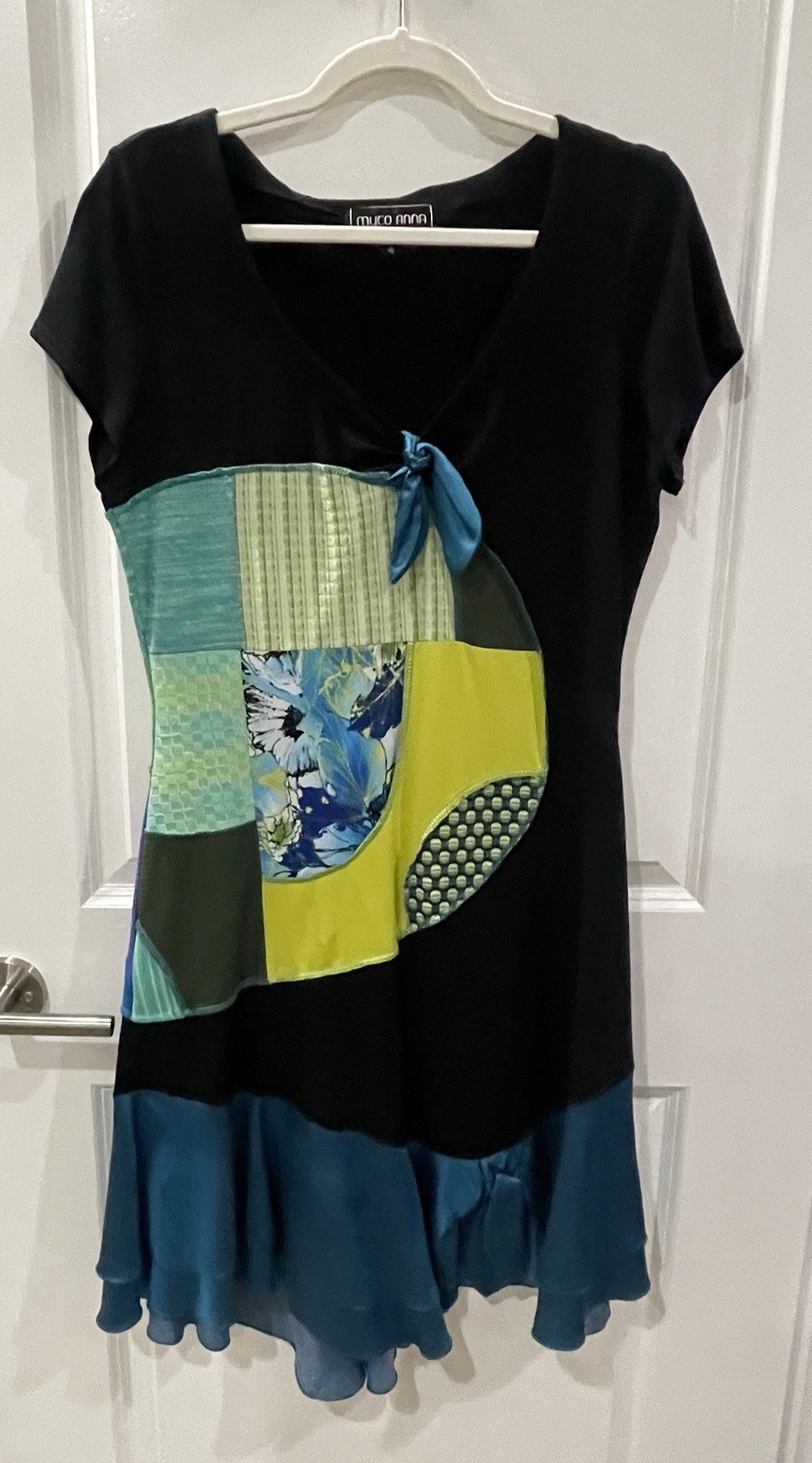 Eco-Friendly Handmade Dress From Recycled Material, New Size 10-12