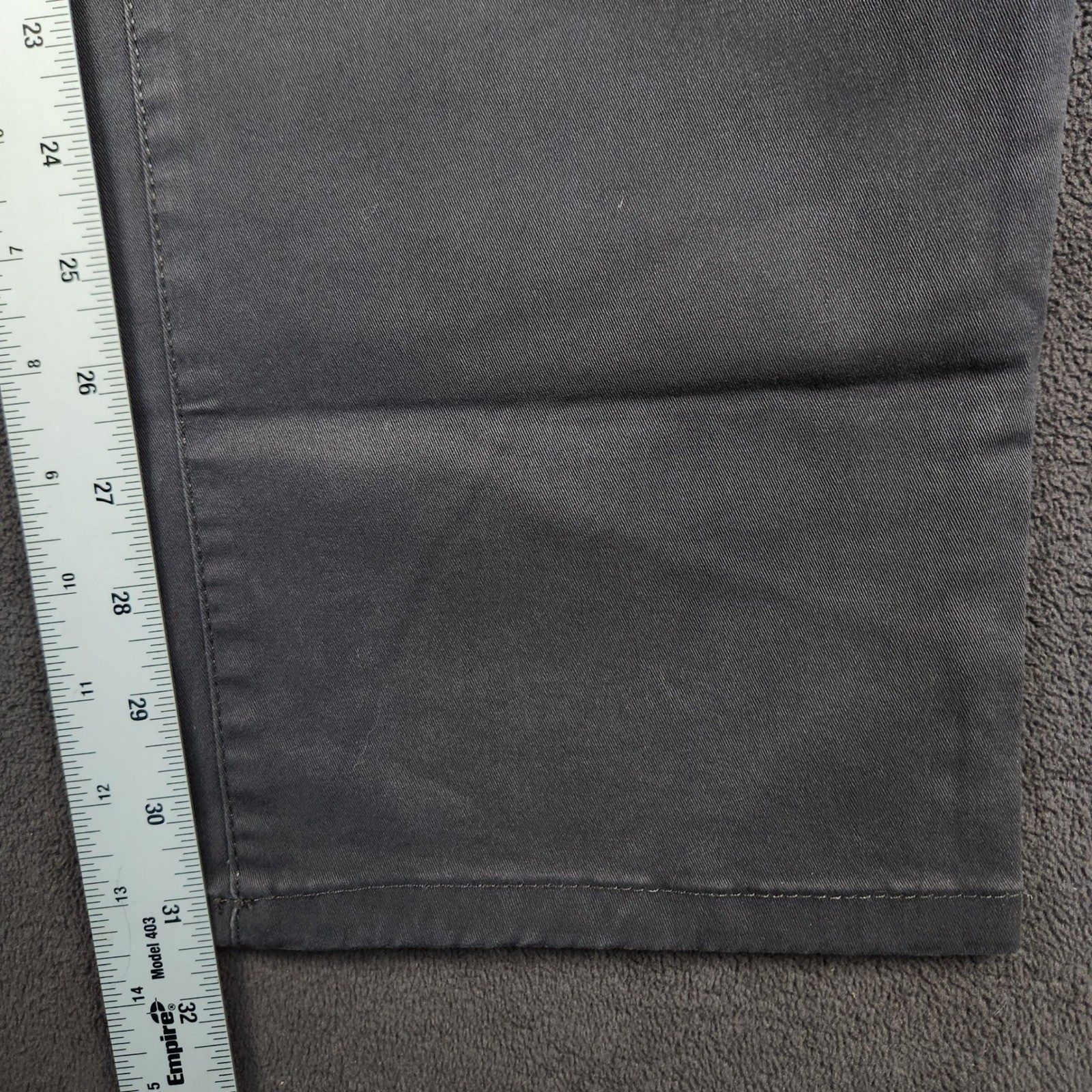 English Laundry will 5-Pocket Pants Mens 40×32 Forged Iron Gray Straight Fit