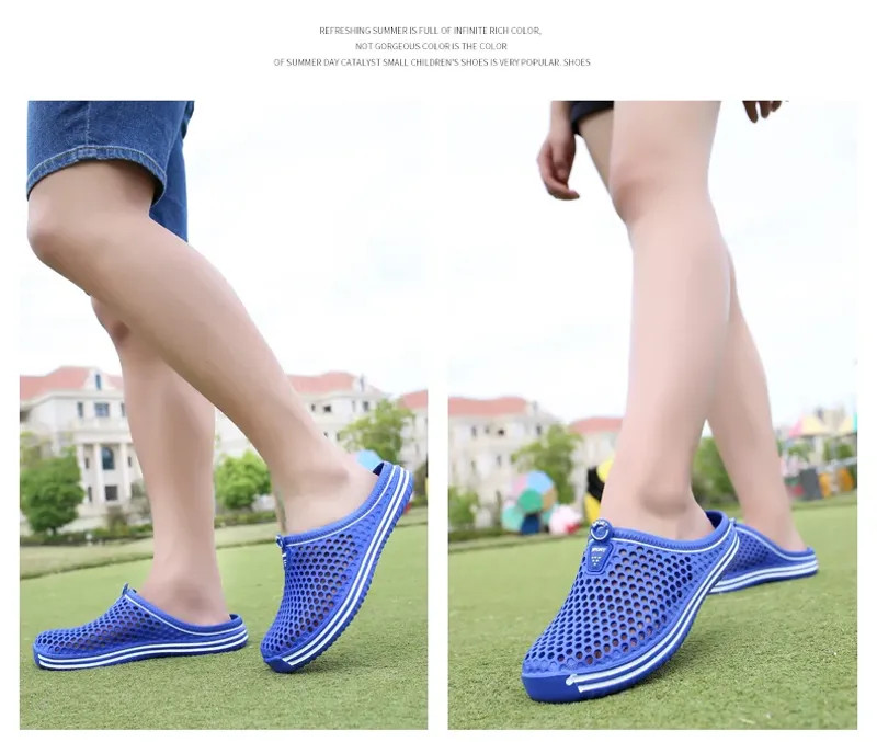Summer Men Sandals Light EVA Casual Shoes Clogs Outdoor Beach Flat Slippers