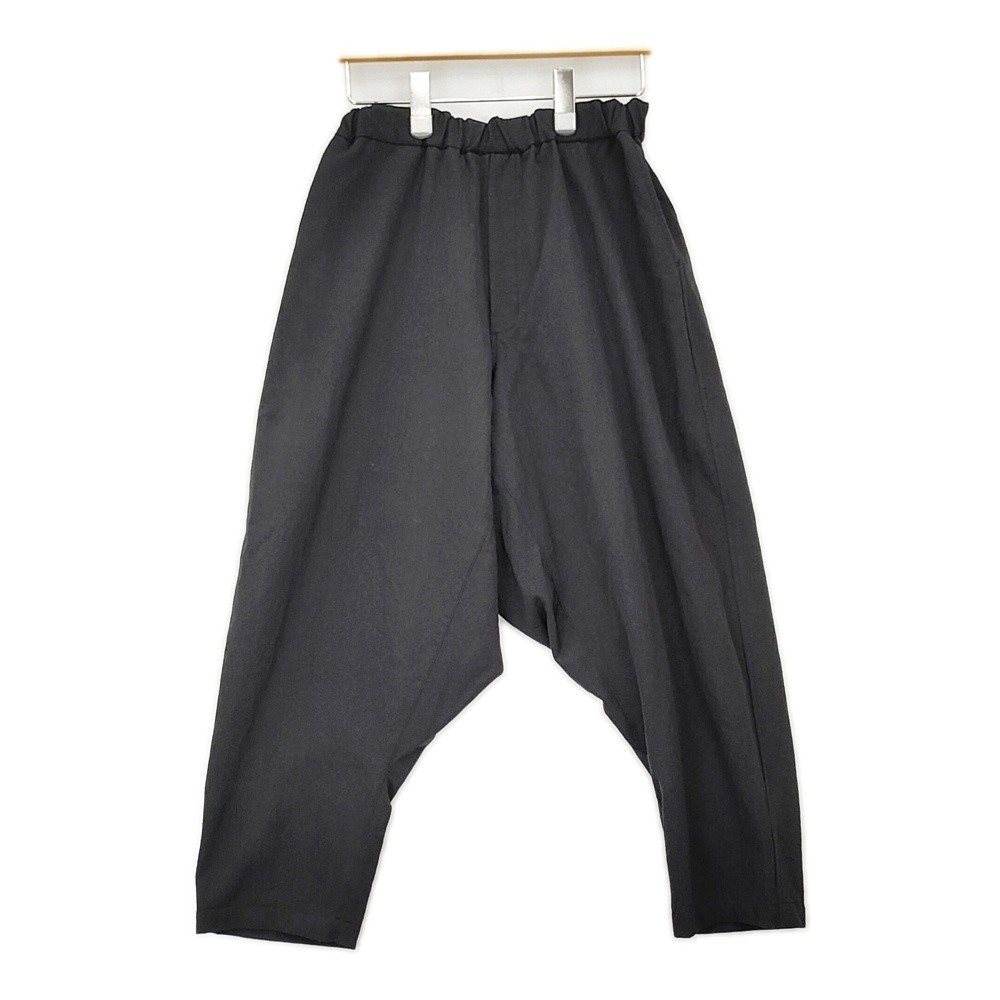 MITTAN Air Tumbled Wool Pants PT-88 Size 1 Ink Black Easy Pants black 6-0219T♪
