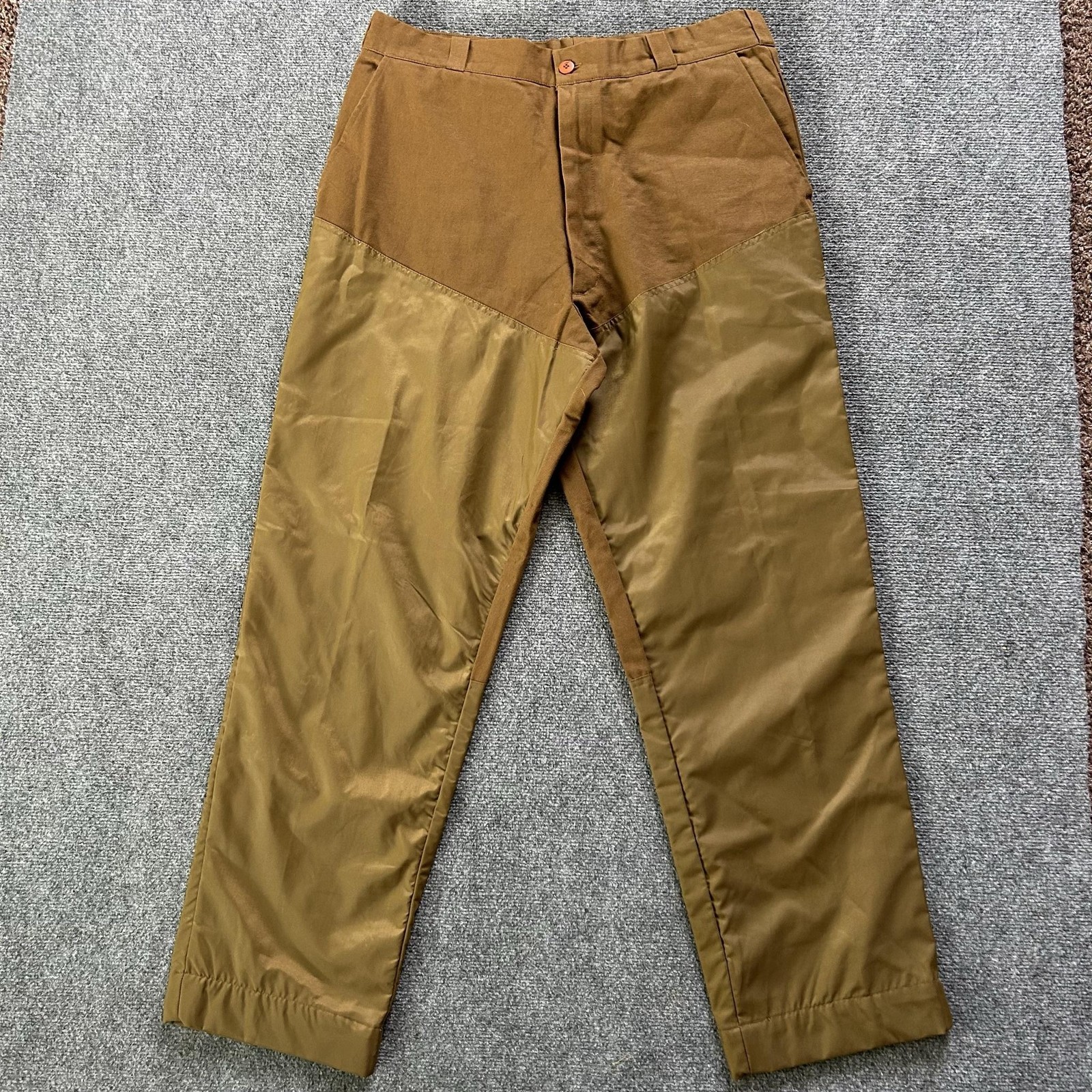 Avid Outdoor Pants Mens 36×31 Brown Canvas Nylon Brush Hunting Upland P4