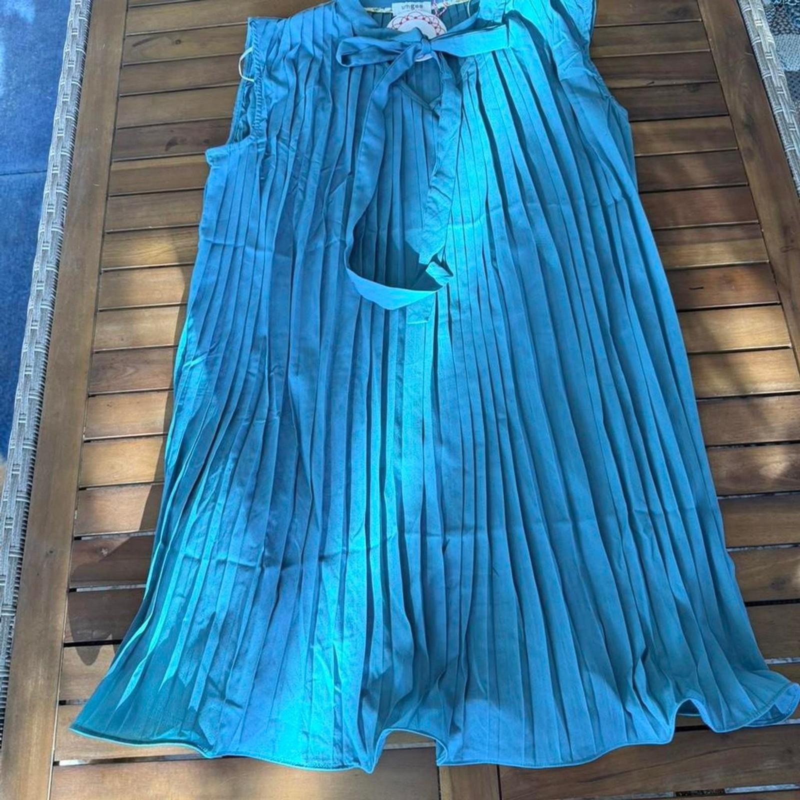 Umgee-usa Women’s Green and Blue Dress