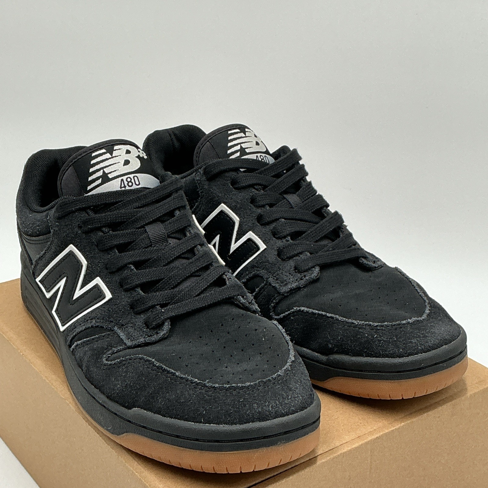New Balance Numeric 480 NM480SBW Men 10D Black Leather Skateboard Shoes Ebay3948