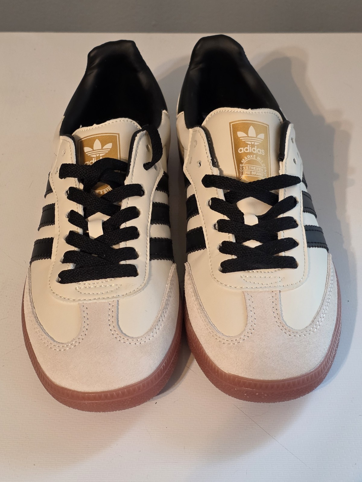 Adidas Samba OG W Wonder White Core Black Gum Sneakers ID0478 Womens 7