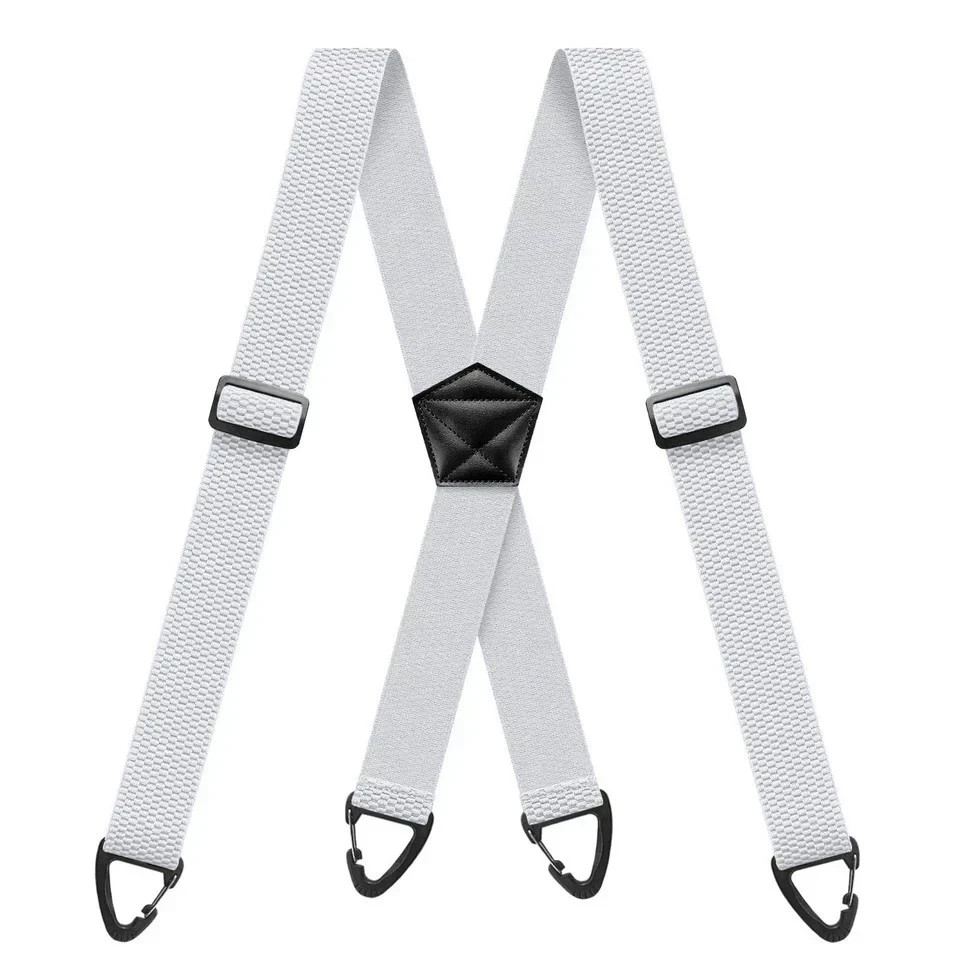 Suspenders for Men Heavy Duty, X Shape Back Hidden Suspender 1.5″ Under Clothing