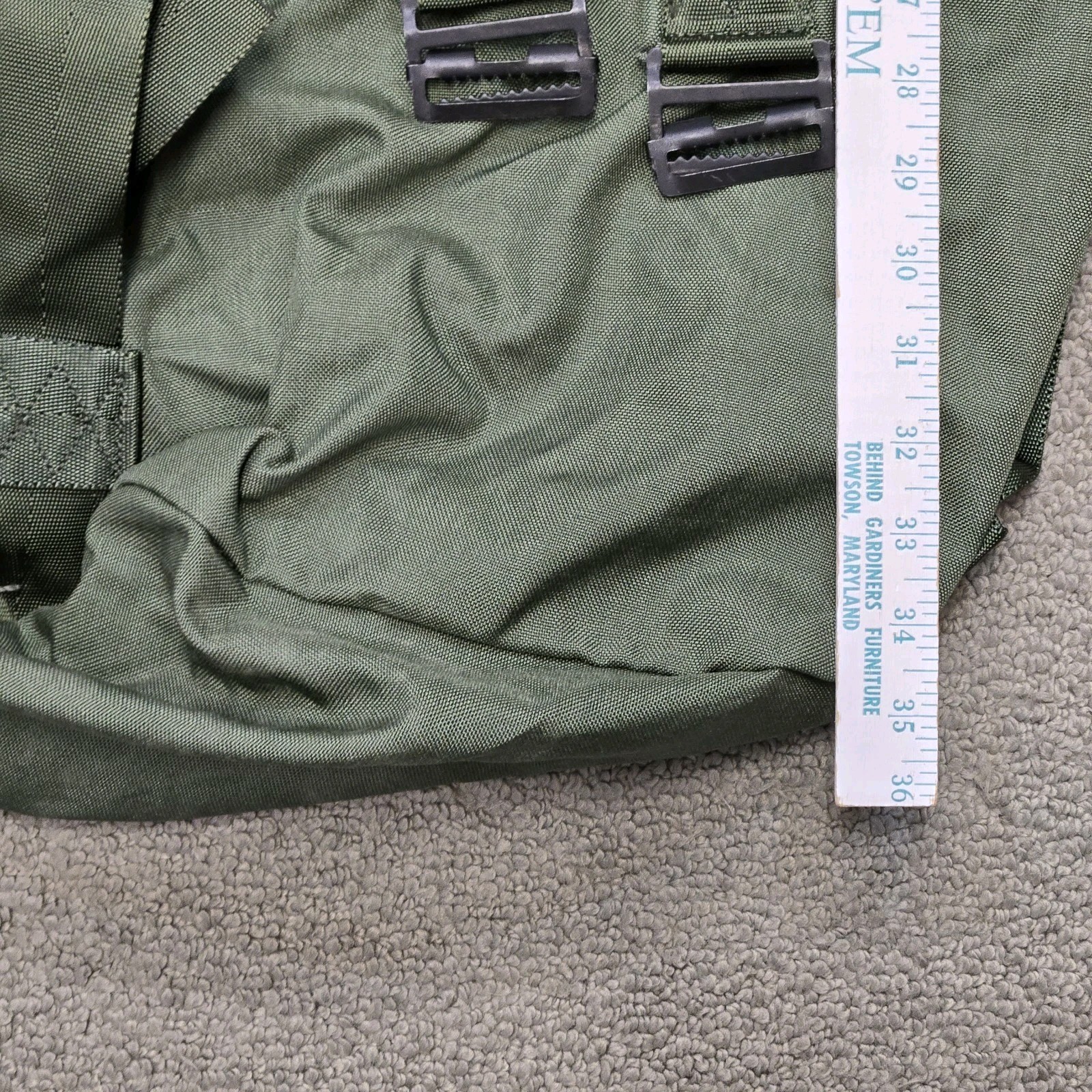 US Army Military Deployment DUFFLE Duffel Flight Carry-on Sea Bag Back Pack USGI