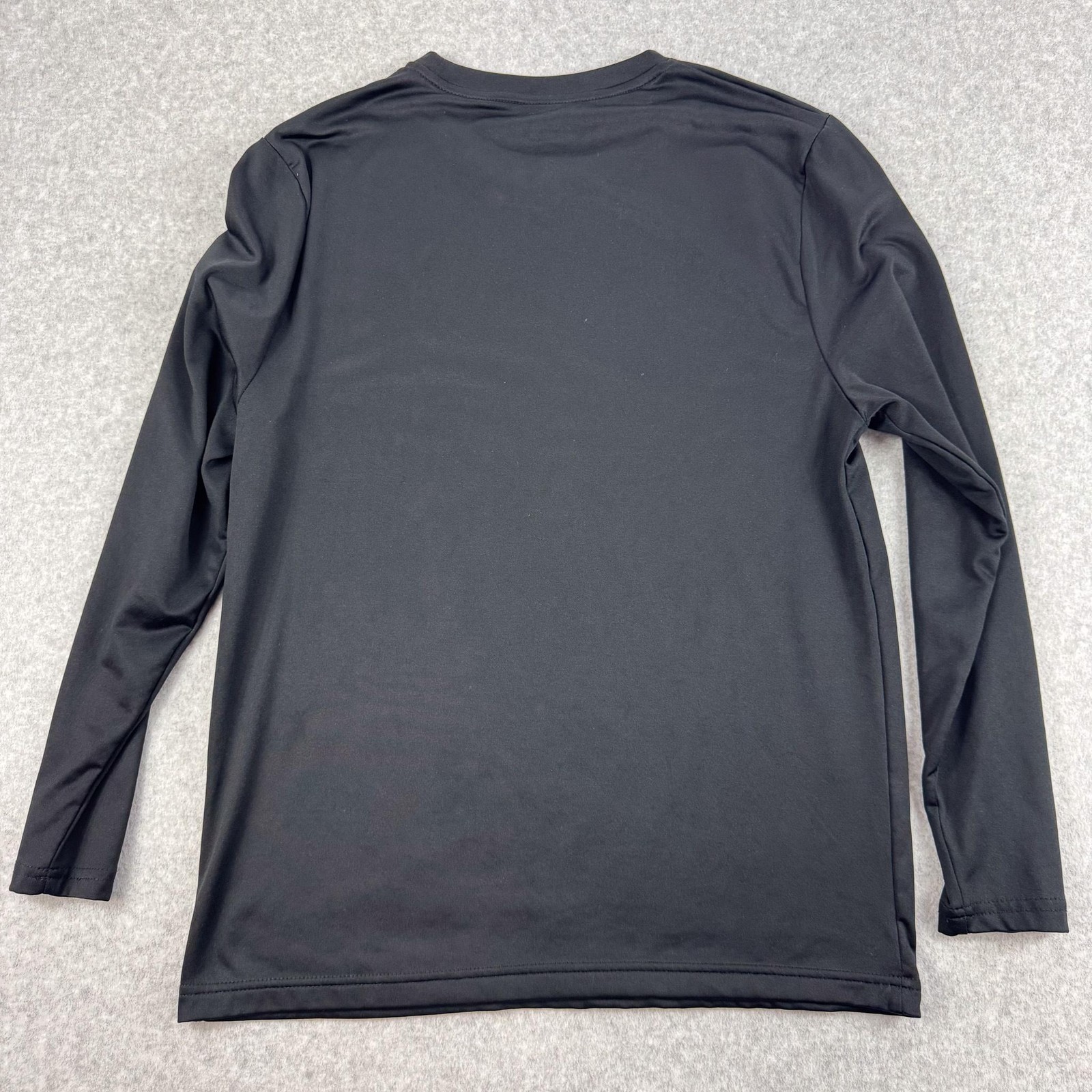 Copper Fit Shirt Mens Medium Black Long Sleeve Crew Neck Performance Tee Gym