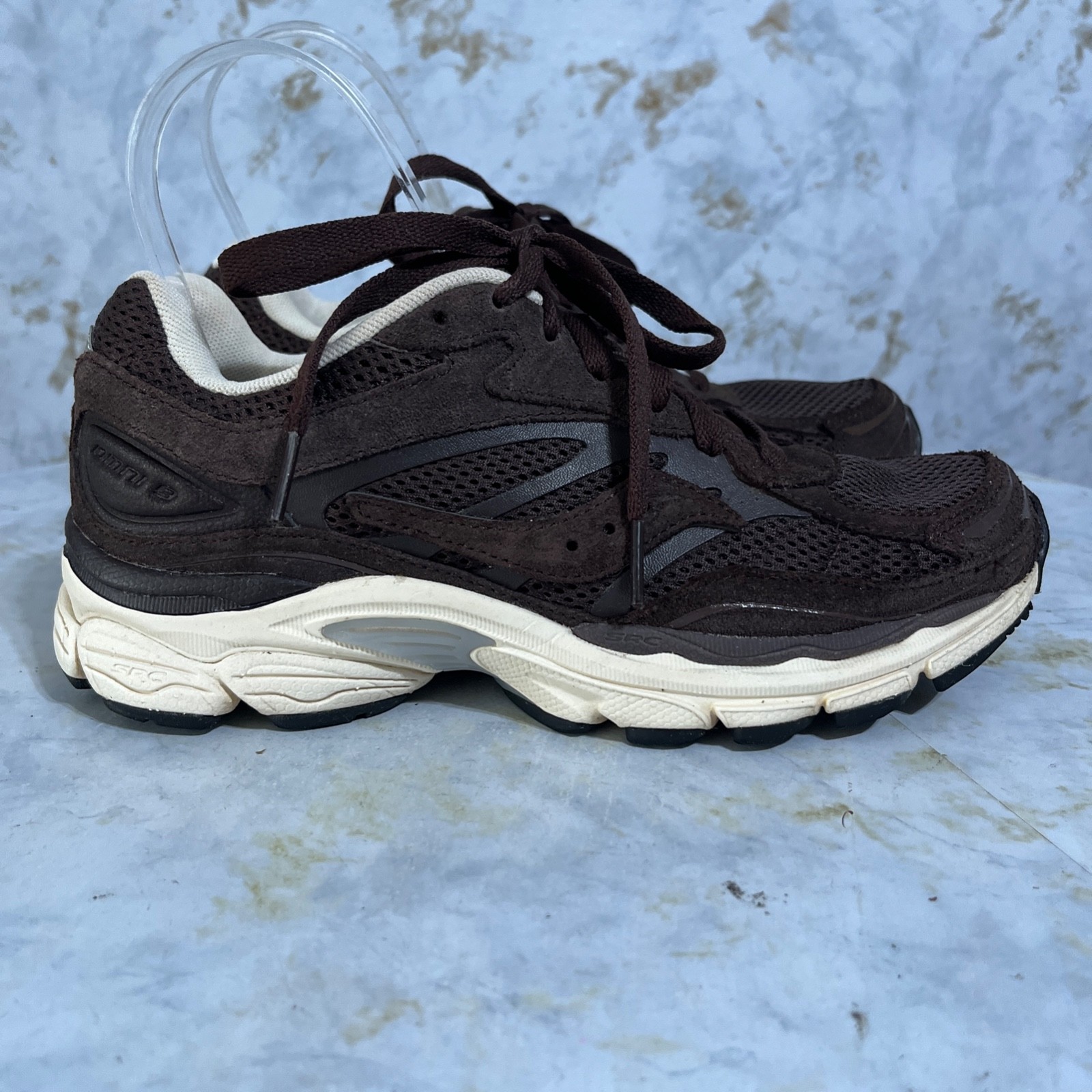Saucony ProGrid Omni 9 Womens Sz 7 Running Shoes Brown Suede Sneakers (Mens 5.5)
