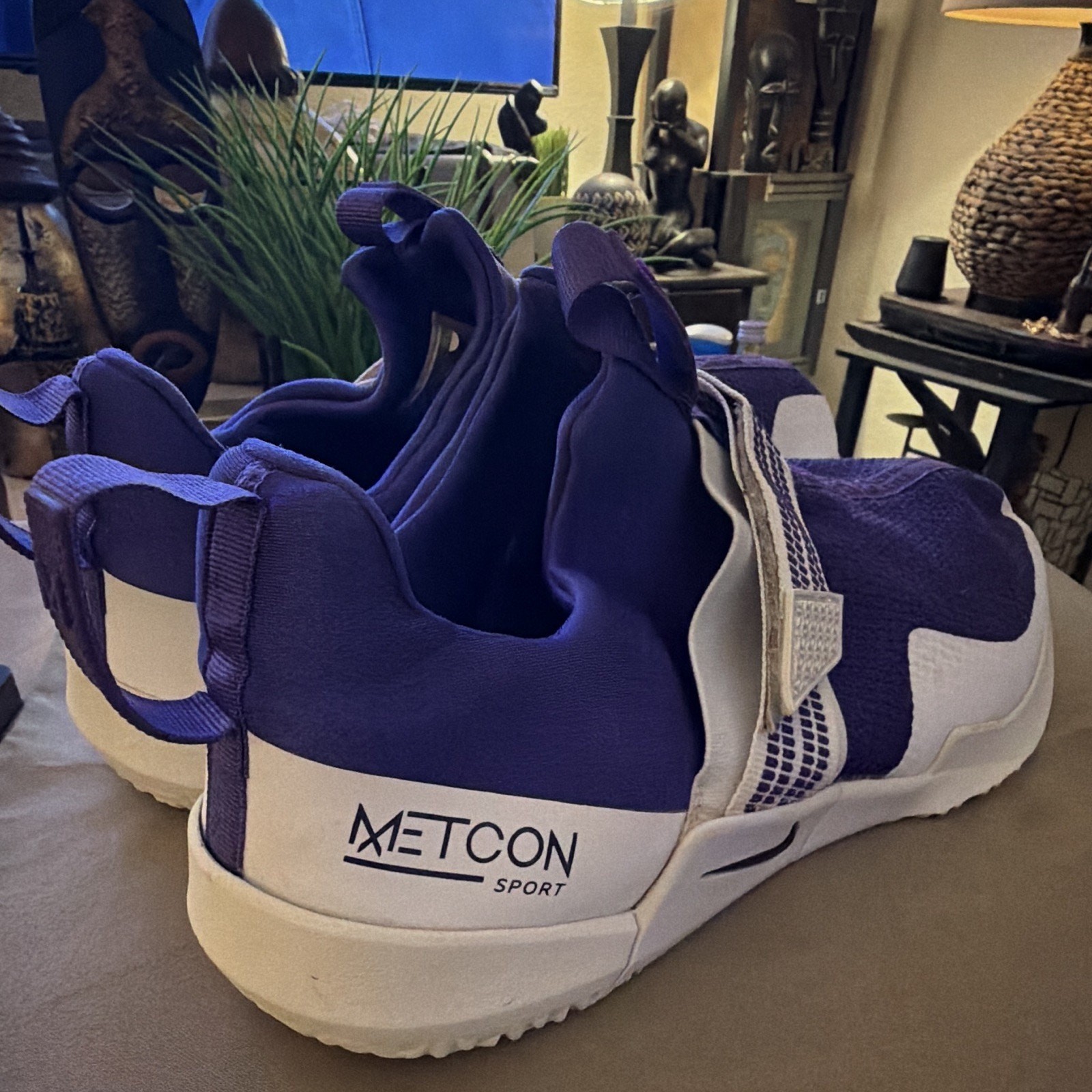 Nike Metcon Sport Purple/White Men’s Low Top Slip-On Sneakers Gym Training